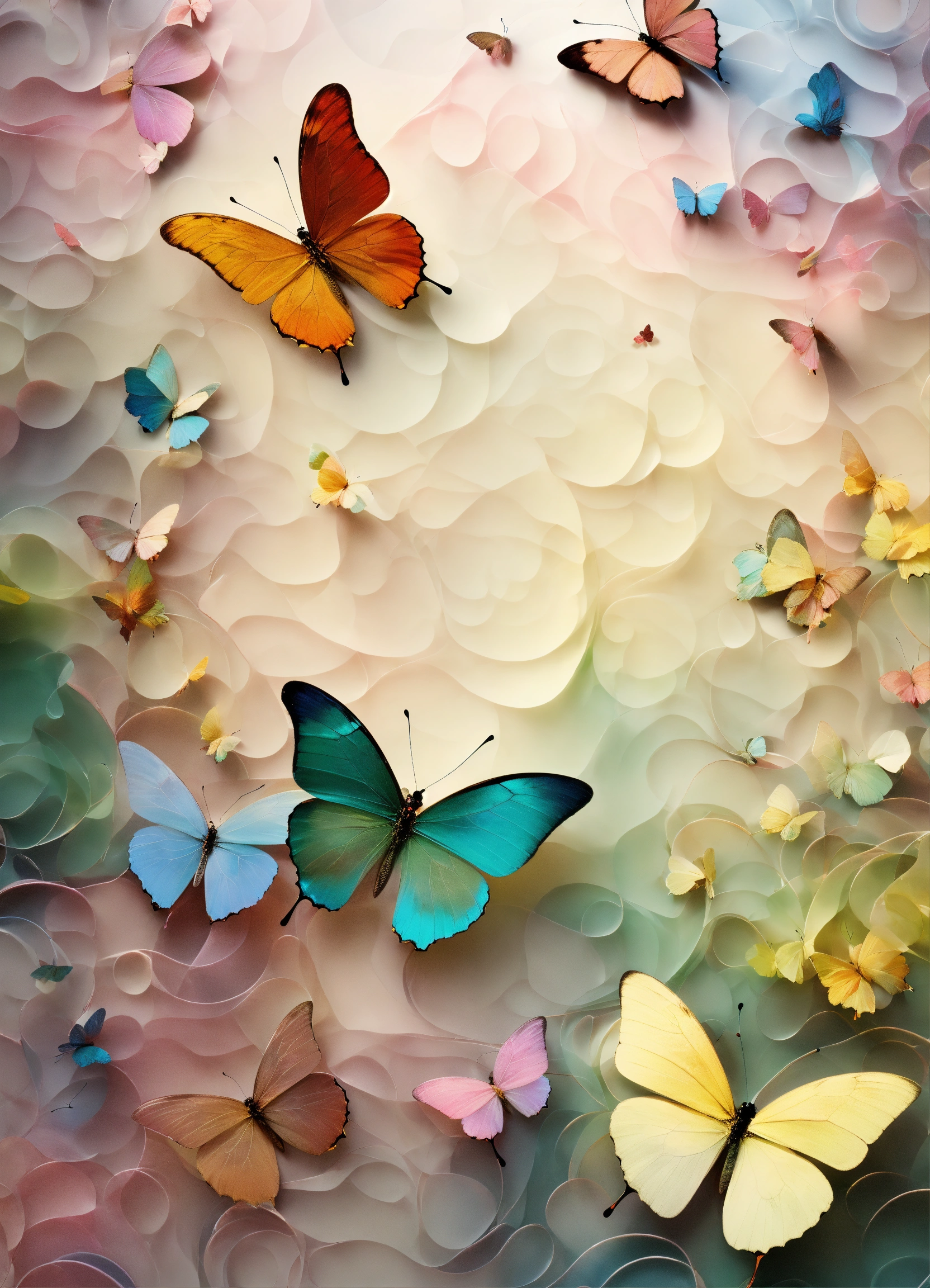 Lexica - BACKGROUND OF PALE SWIRLS OF THE PASTAL COLOURS , ALL MERGING ...