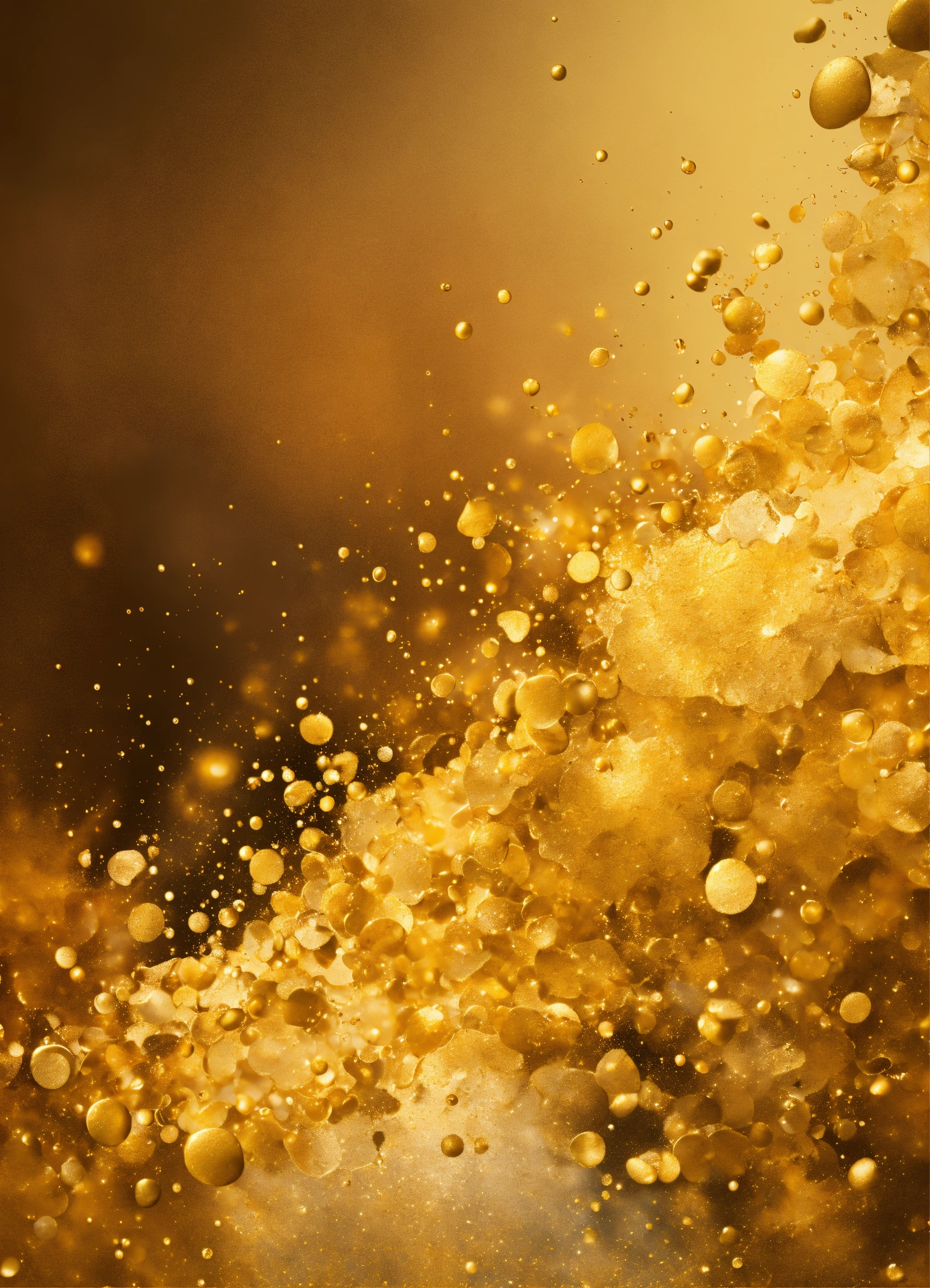 Lexica - Abstract background, gold, splash, ston, textured