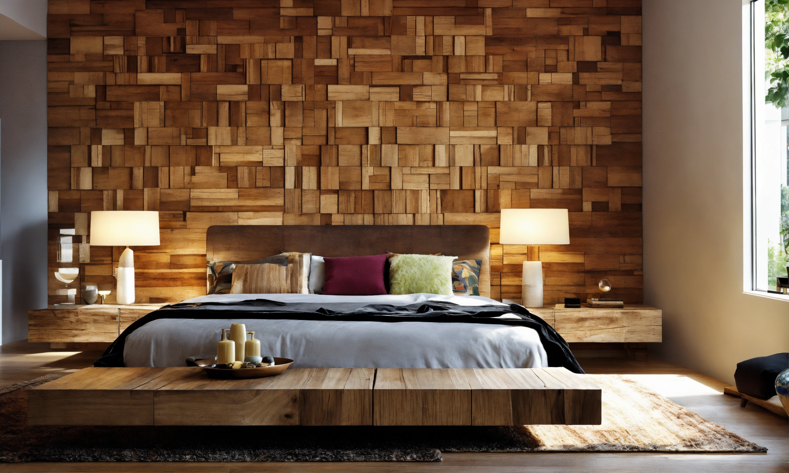 Lexica - Decorating the walls with wood modern interior design