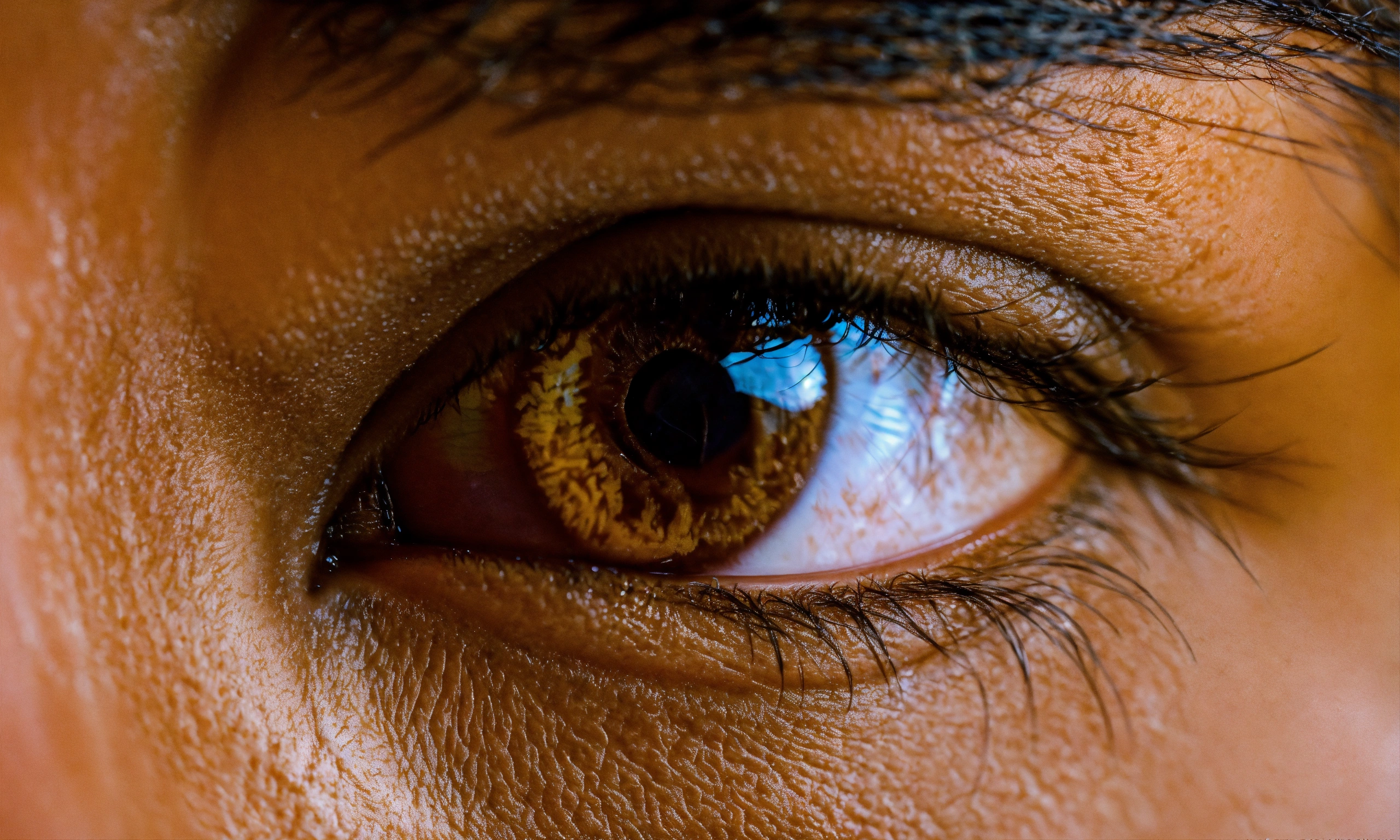 Lexica Close Up Of Male Brown Eyes Mayan Skin