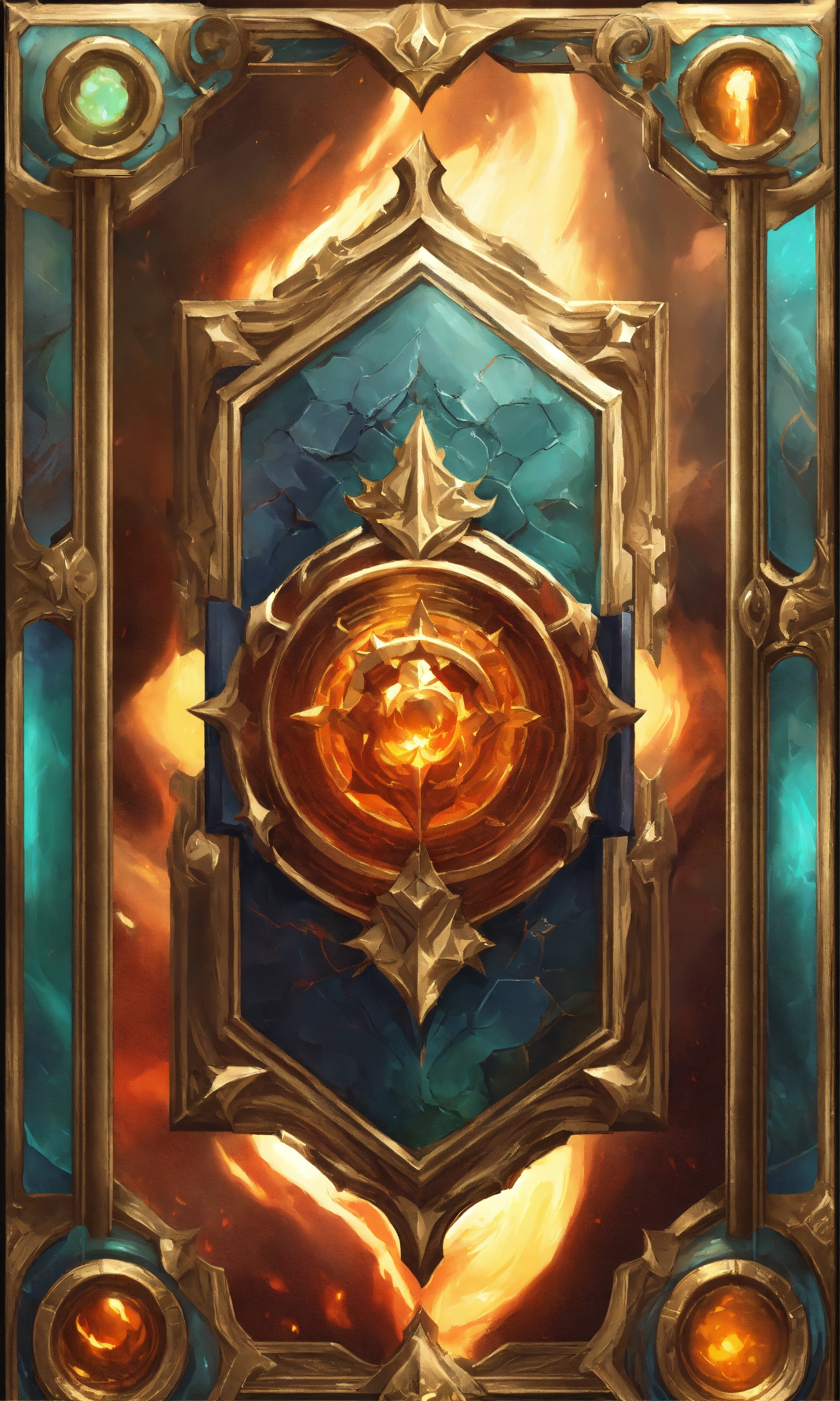 Lexica - Fantasy art card frame elements for high fantasy style tcg ...