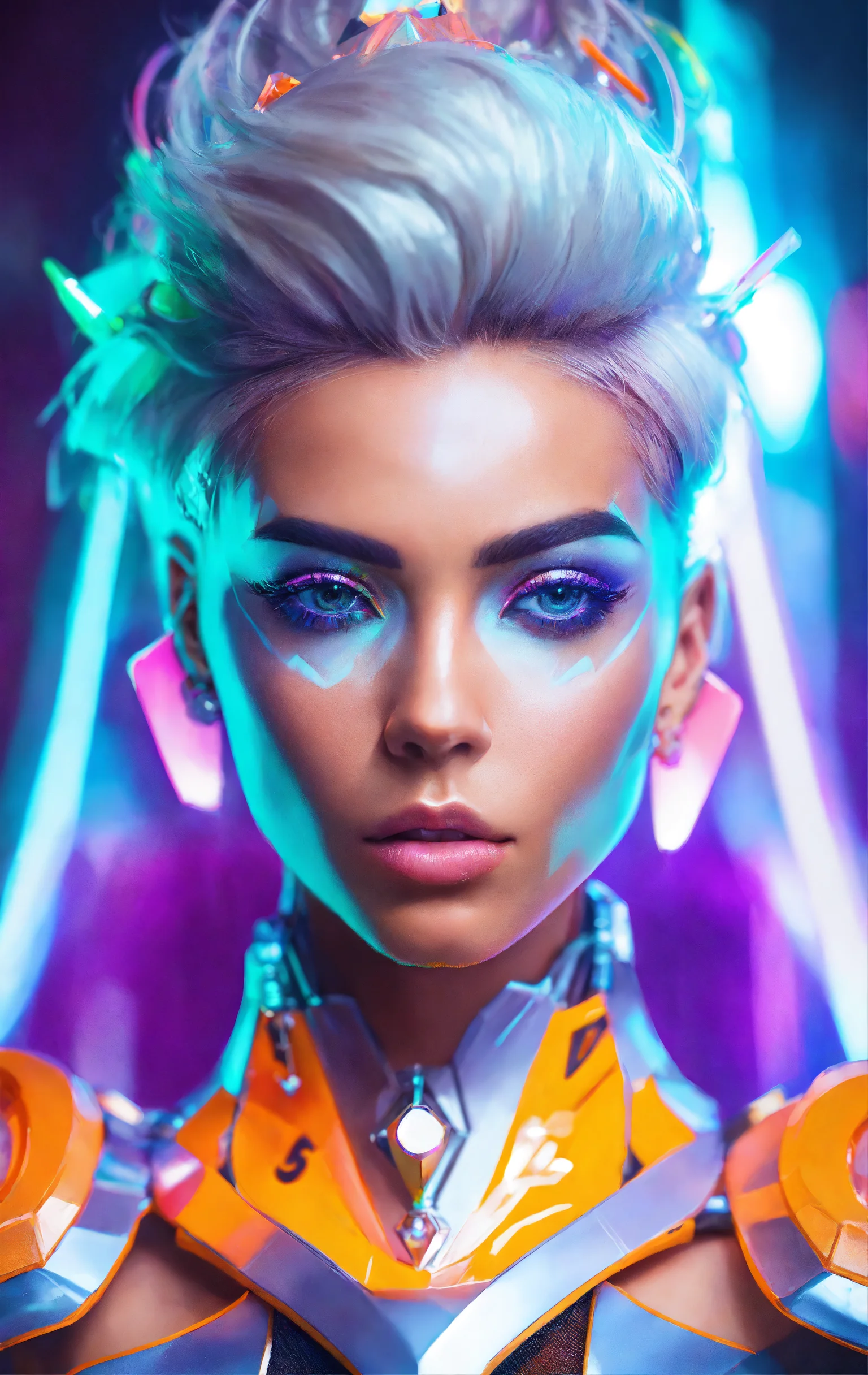 lexica-a-beautiful-blonde-female-pop-artist-all-pastel-sleek