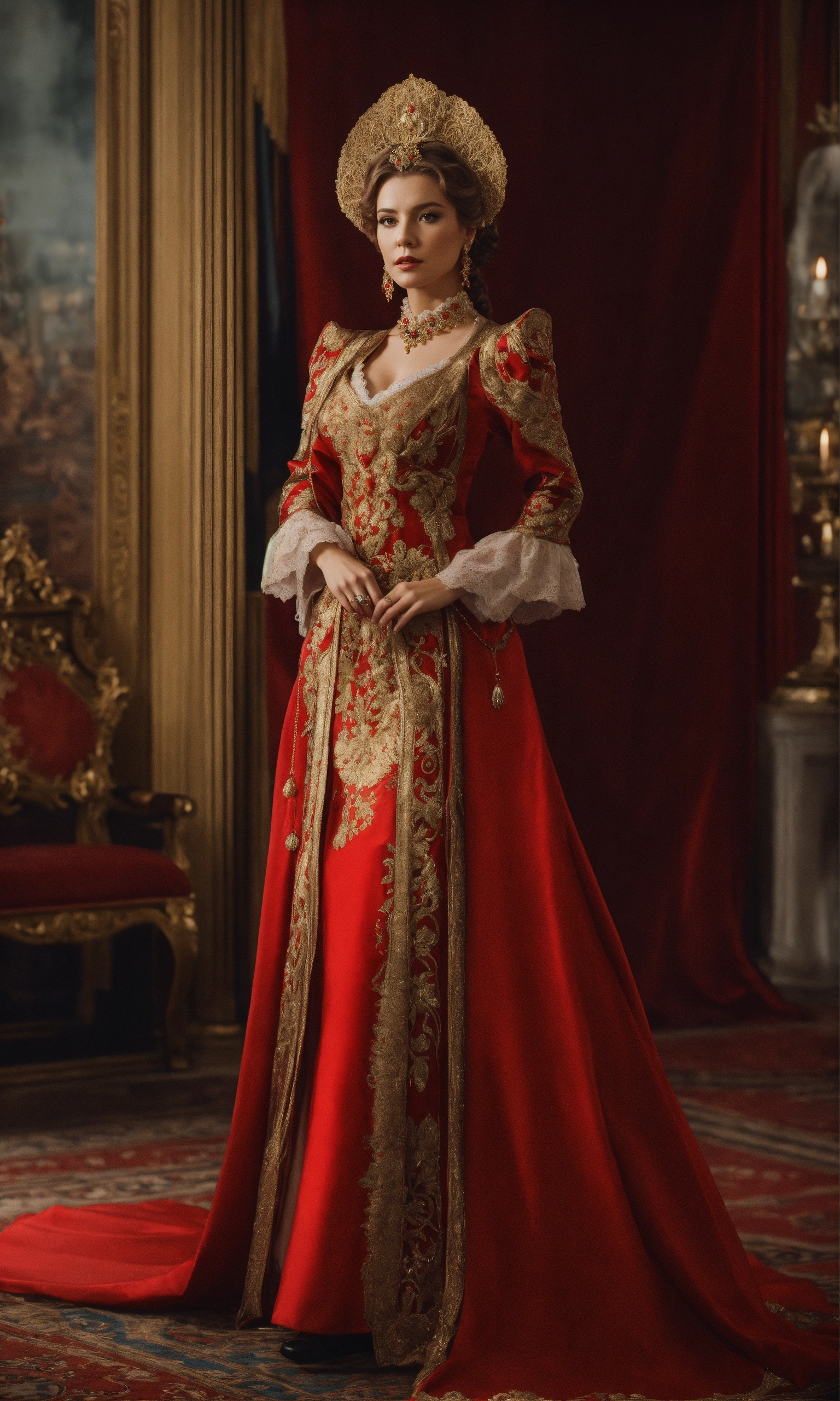 Lexica - Full body cinematic russian countess
