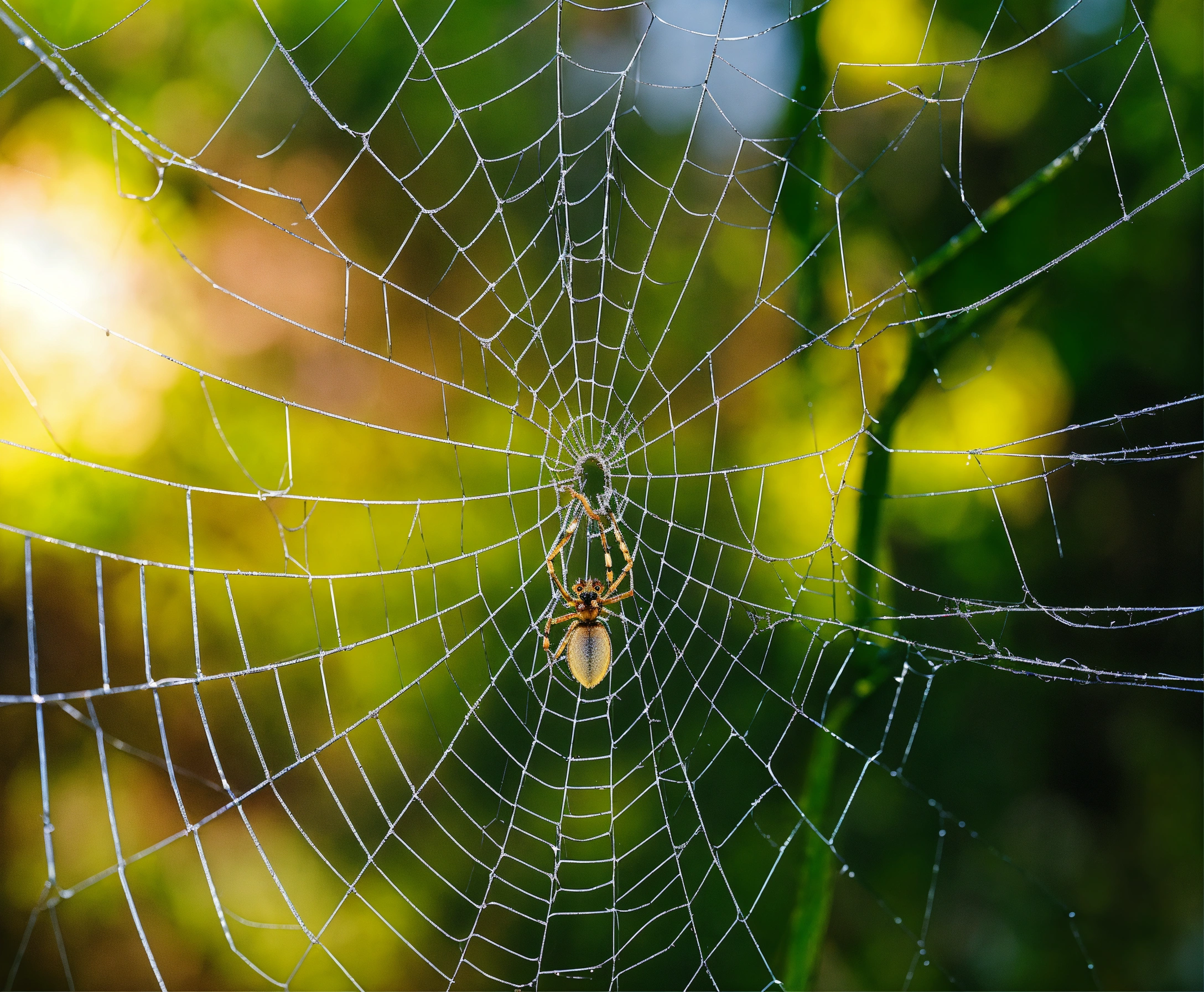 Lexica - Spider making a net