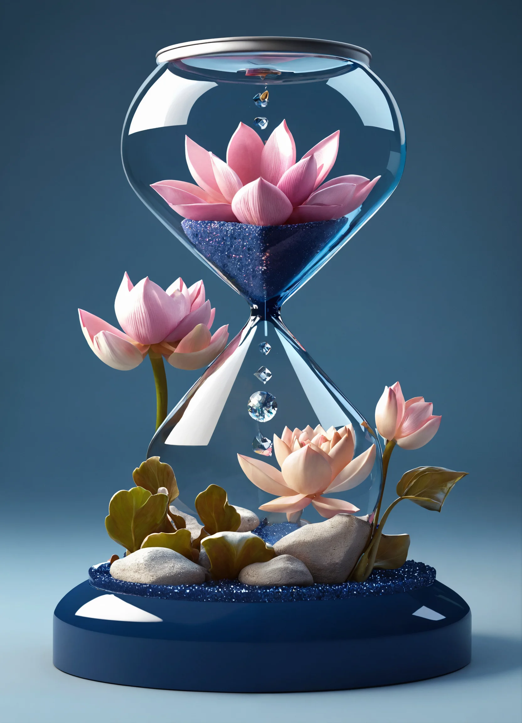 Lexica - Design a 3D icon that reflects the concepts of time management ...