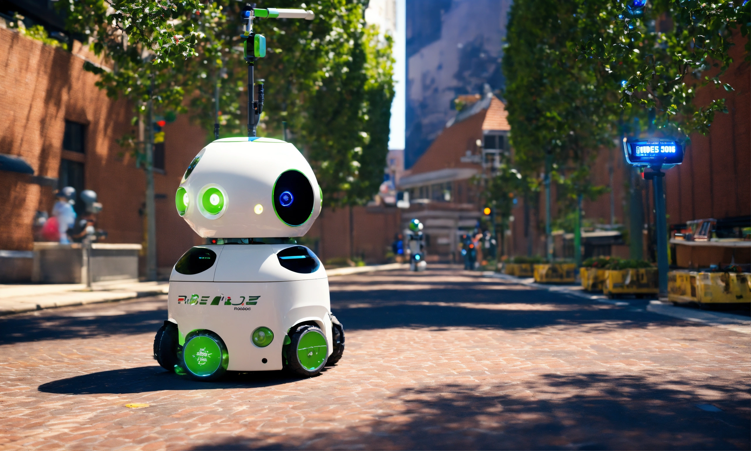 Lexica - Kind Robots Help Everyone In The City Of The Future