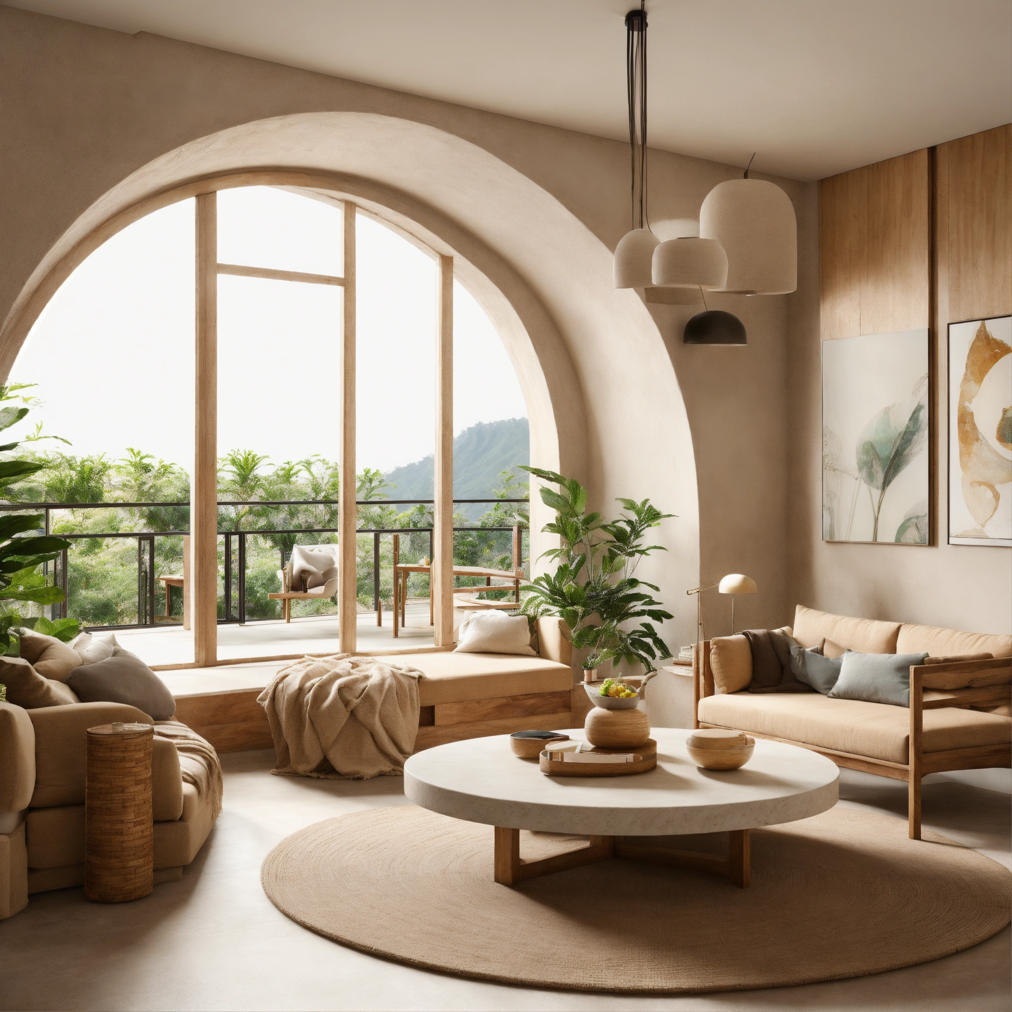 Lexica - Ultra realistic photo of Modern take on bali inspired low ...