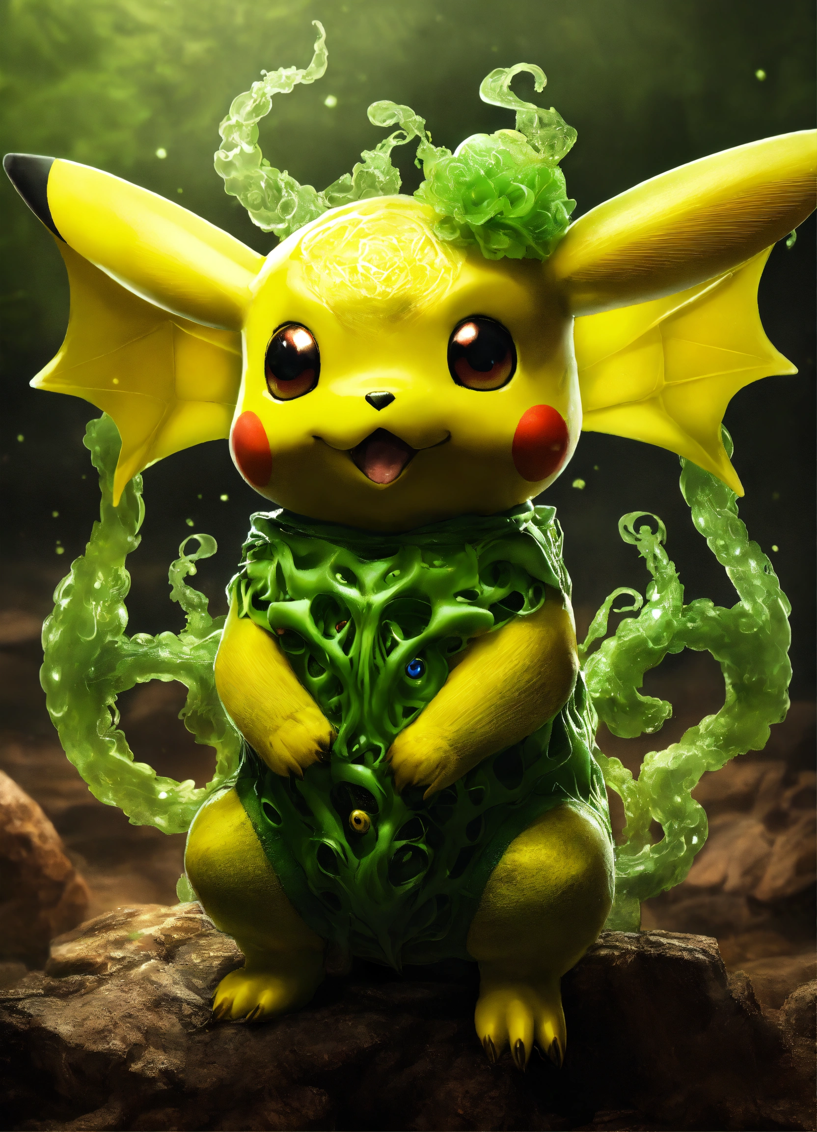 Lexica - Make me a pikachu fused with Cthulhu