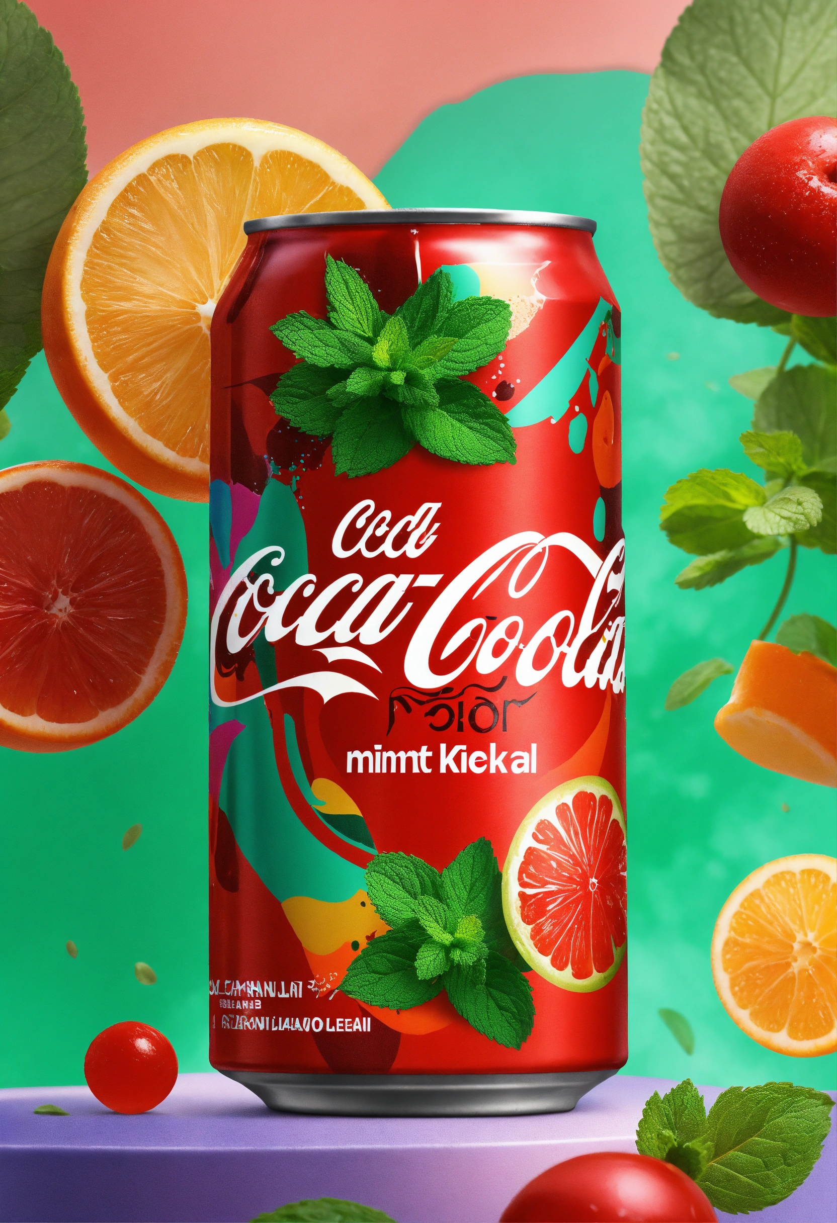 Lexica - A photo of a colorful Cambodia coca cola mocktail can with ...