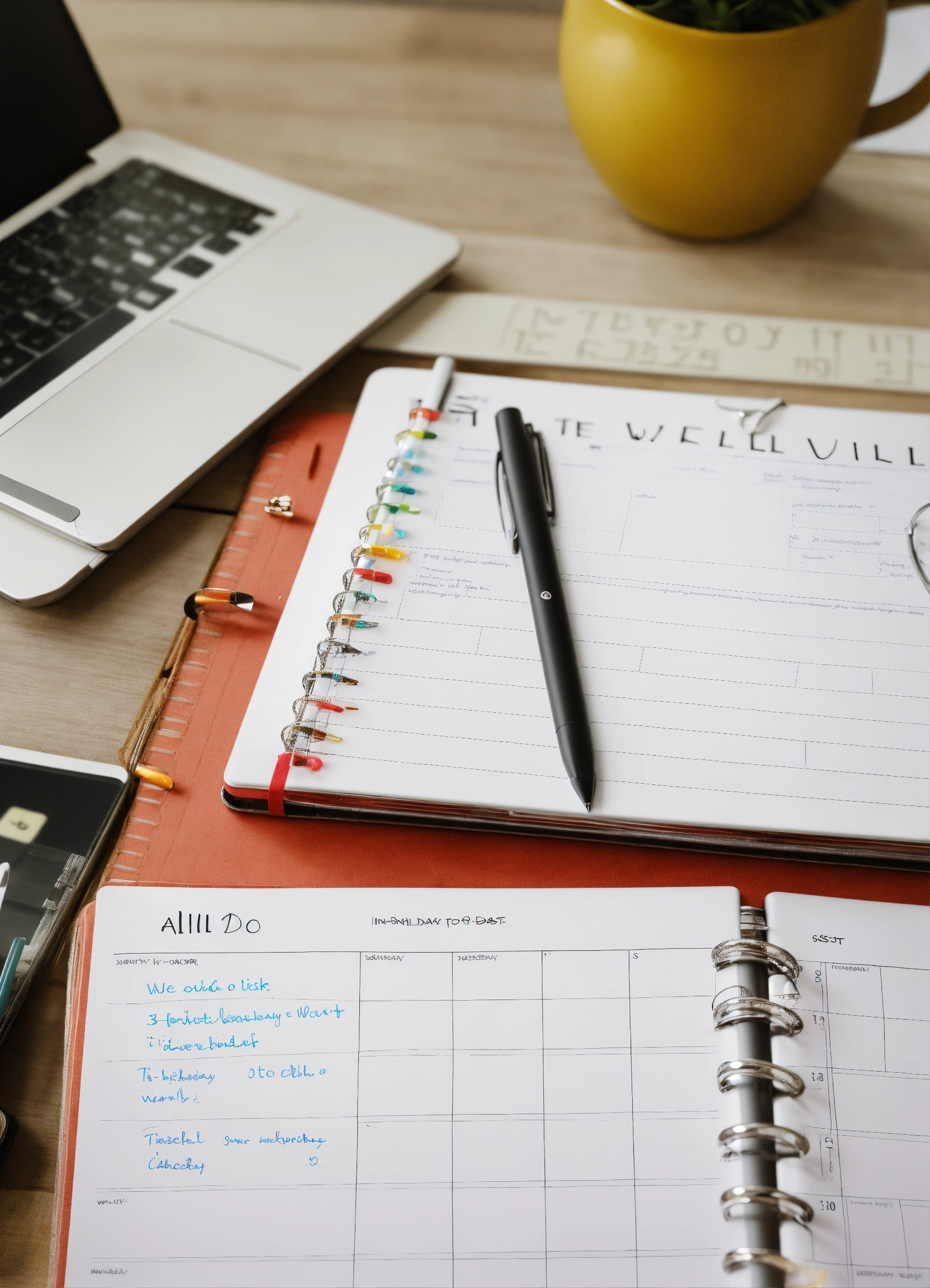 Lexica - A neatly organized desk displaying a completed daily to-do ...