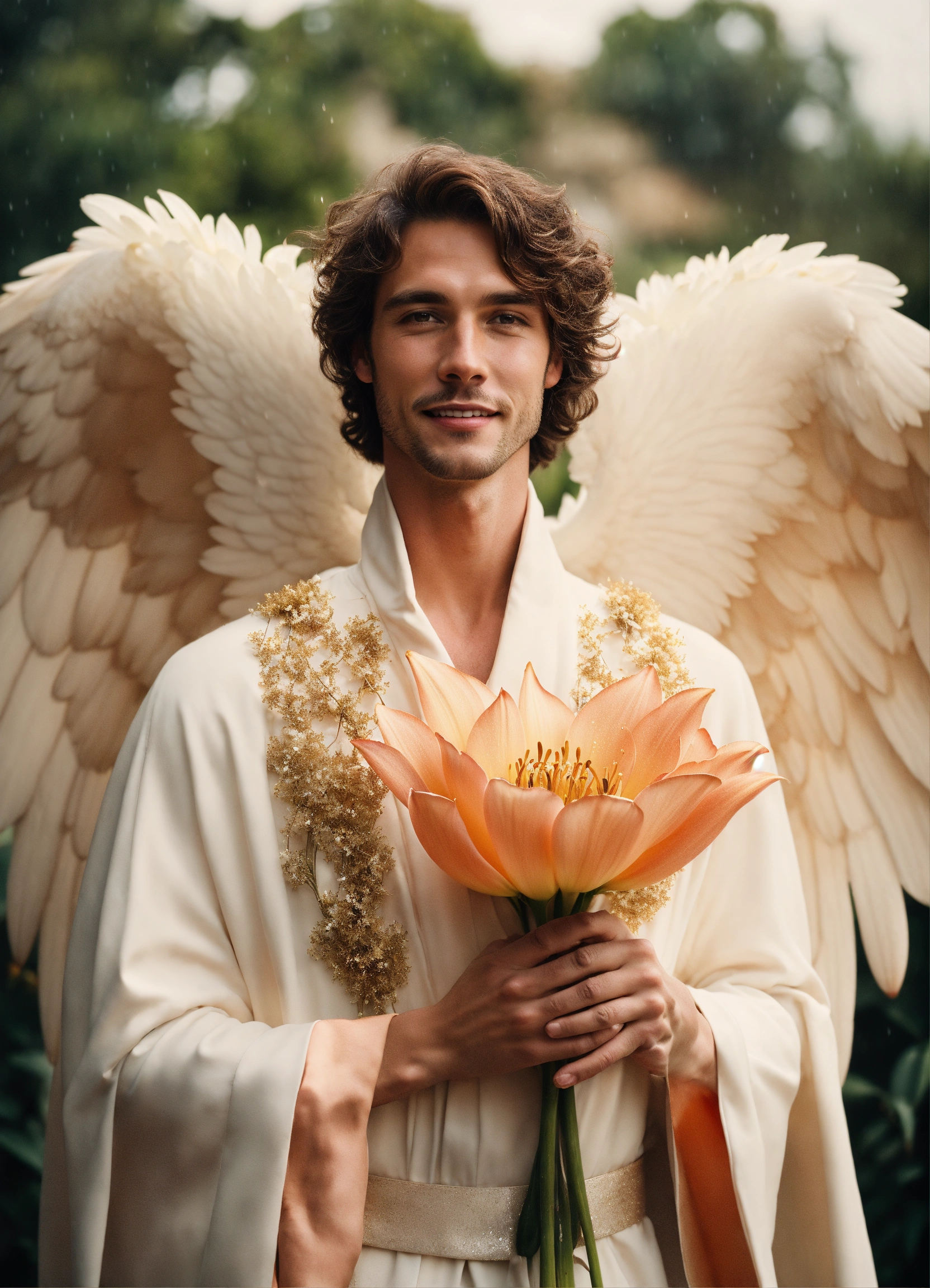 Lexica - Iconoclastic surreal photo portrait of happy, handsome happy ...