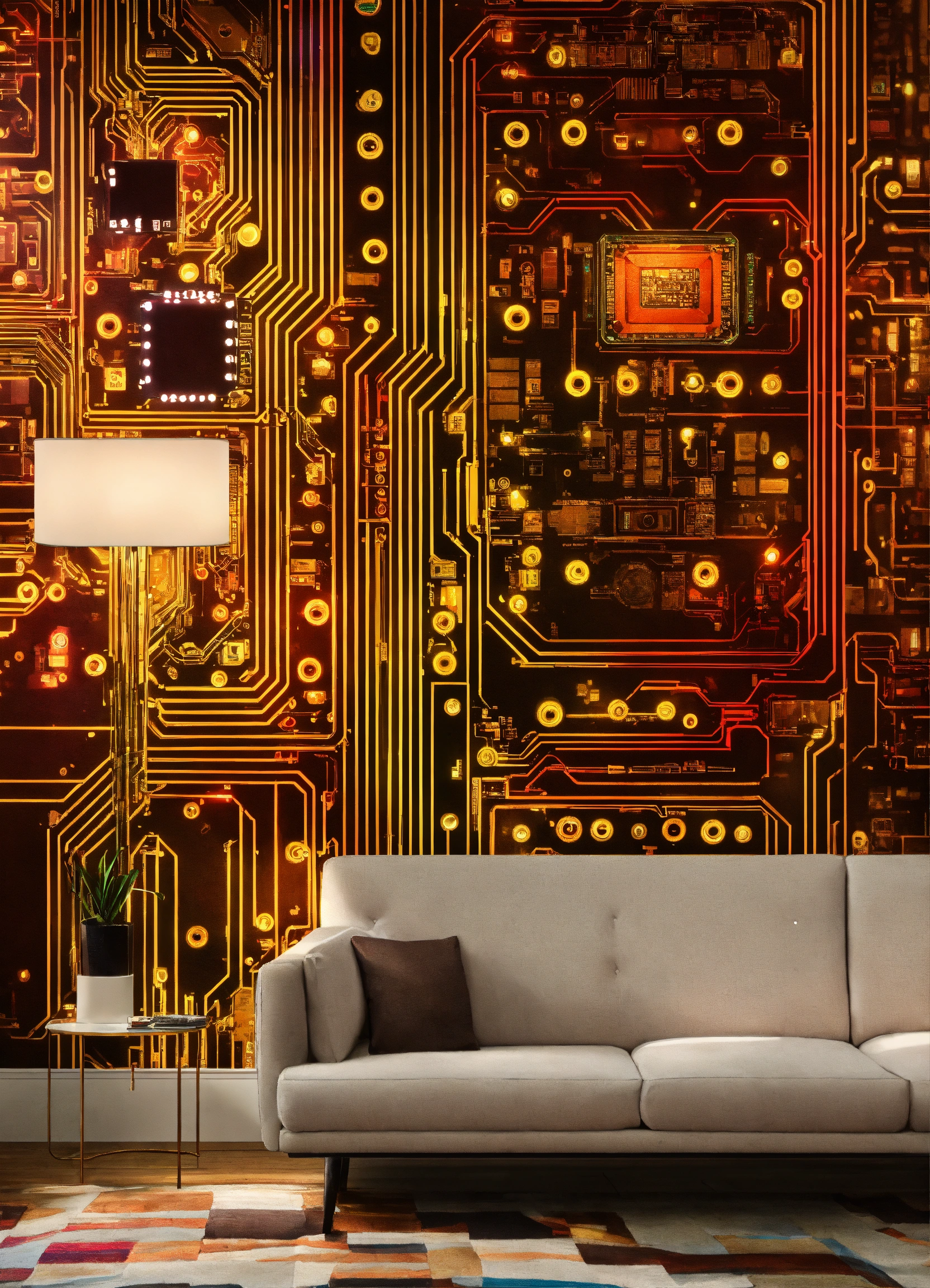 Lexica - Transform your living room into a futuristic oasis with our ...
