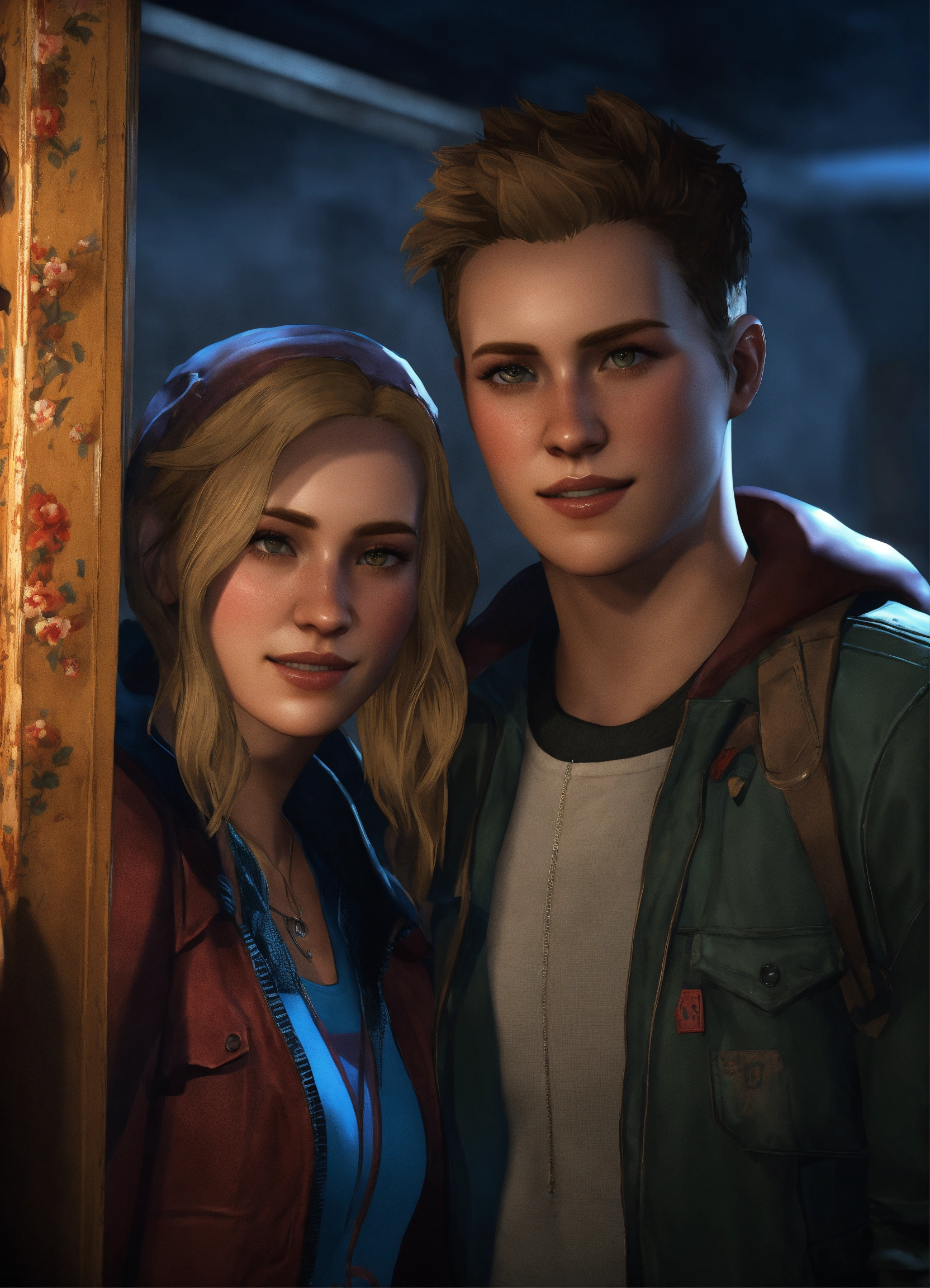 Lexica - Sam Giddings and Emily Davis from until dawn being friends