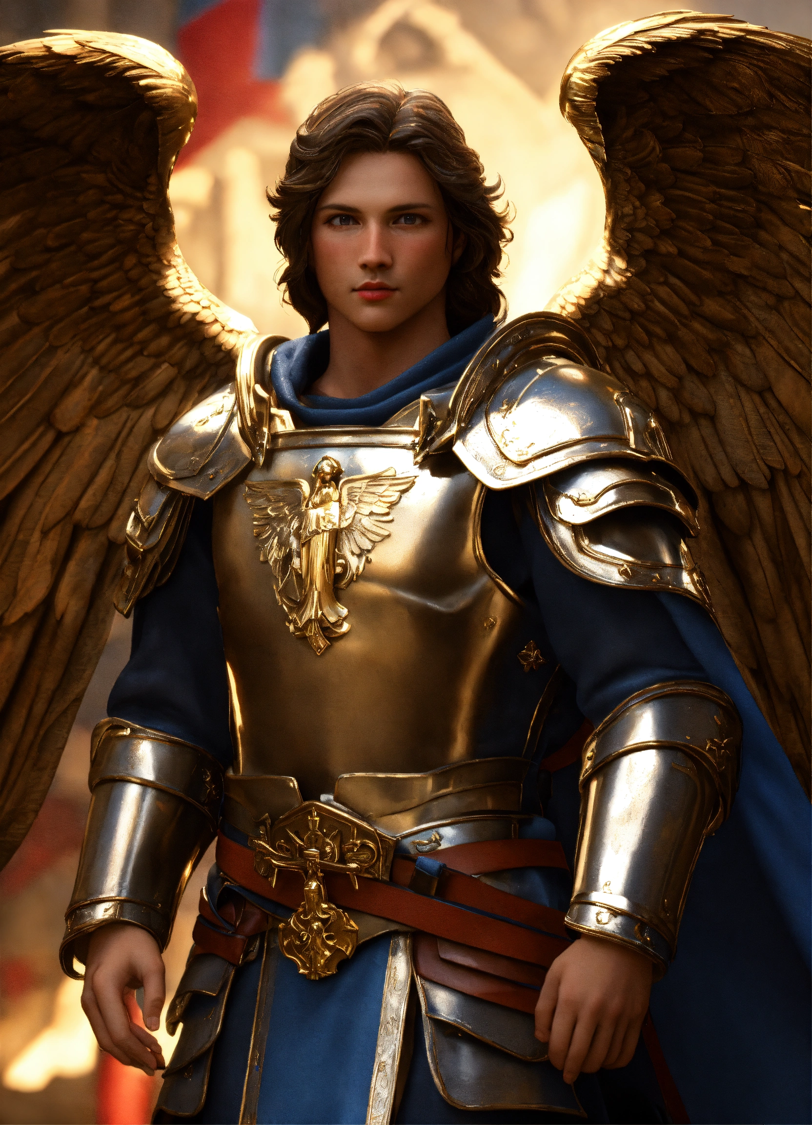 Lexica - A realistic traditional Catholic Portrait of Archangel Michael ...