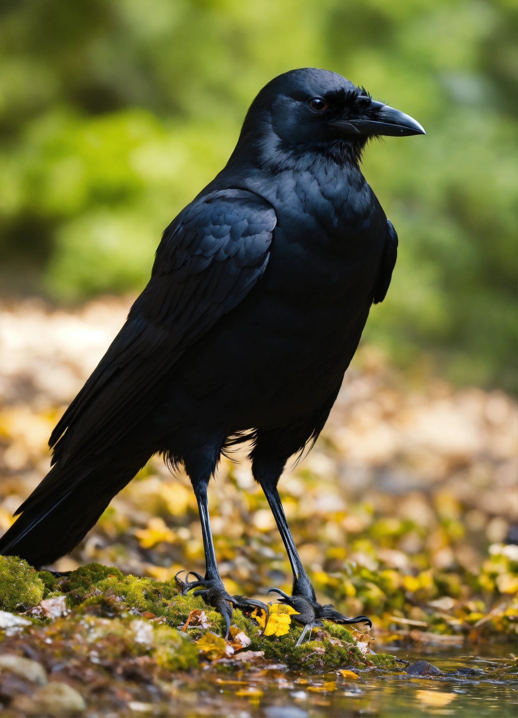 Lexica - A black crow, back an