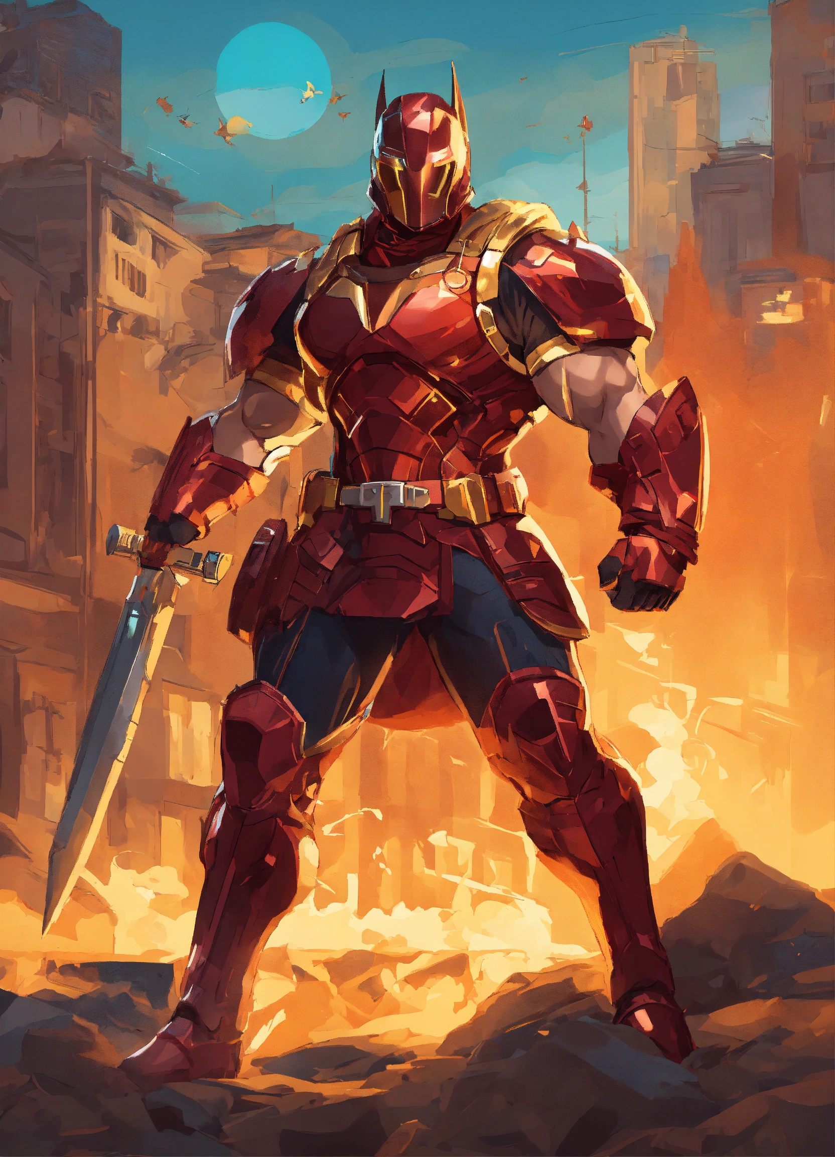 Lexica - Create 5 similar heroes but to go from weaekest to strongest ...