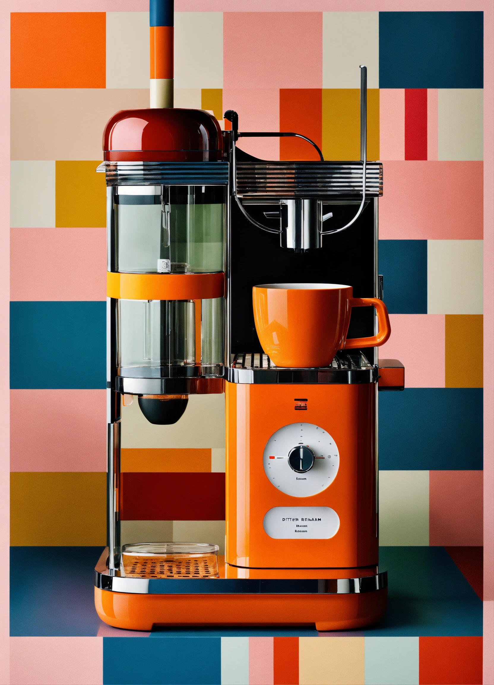 Lexica - A surreal coffee maker designed by Dieter Rams. Product