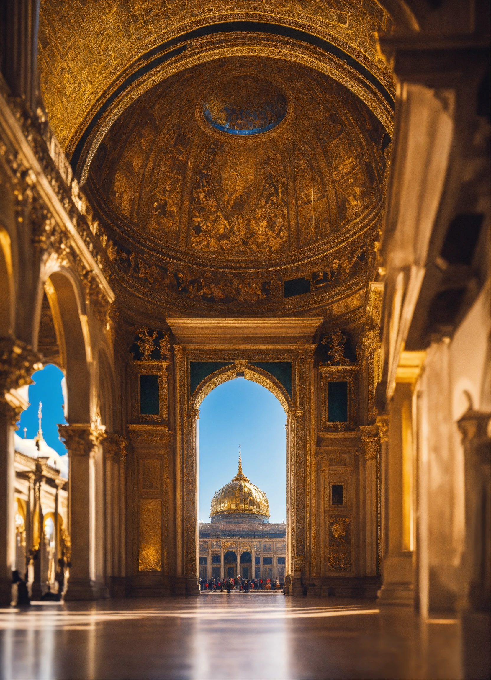 Lexica - A royal palace with a dome