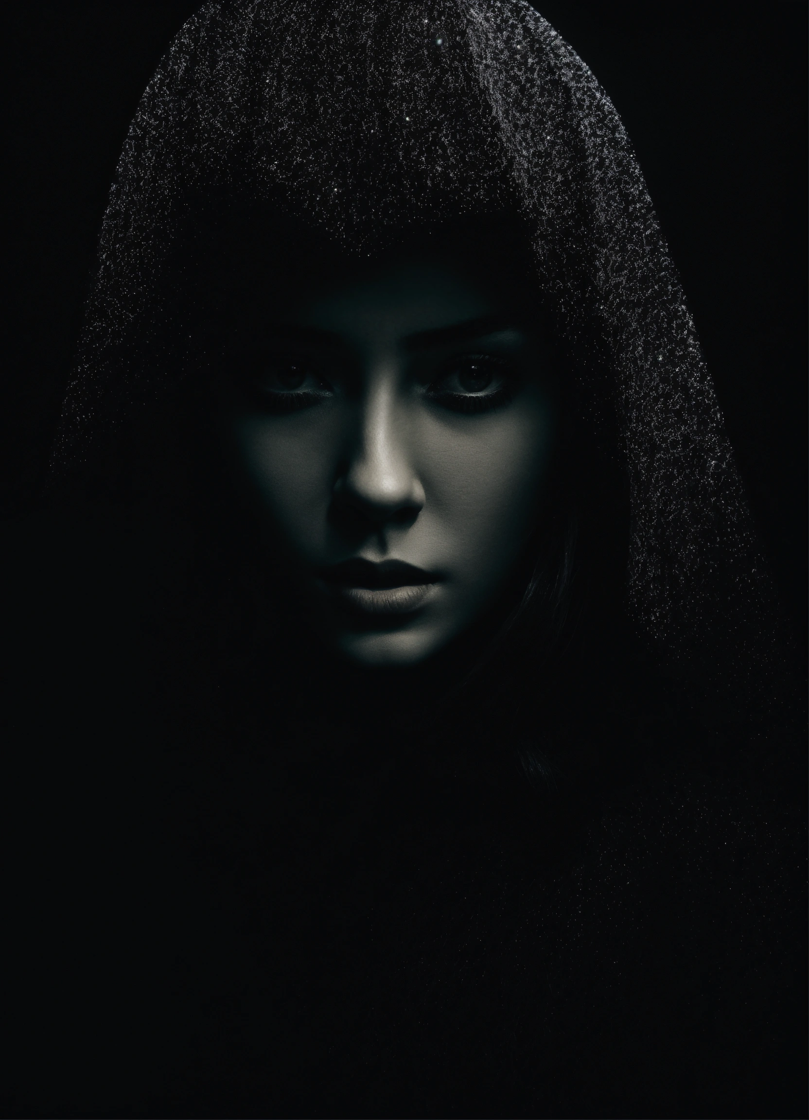 Lexica - Silhouette of a woman in the dark