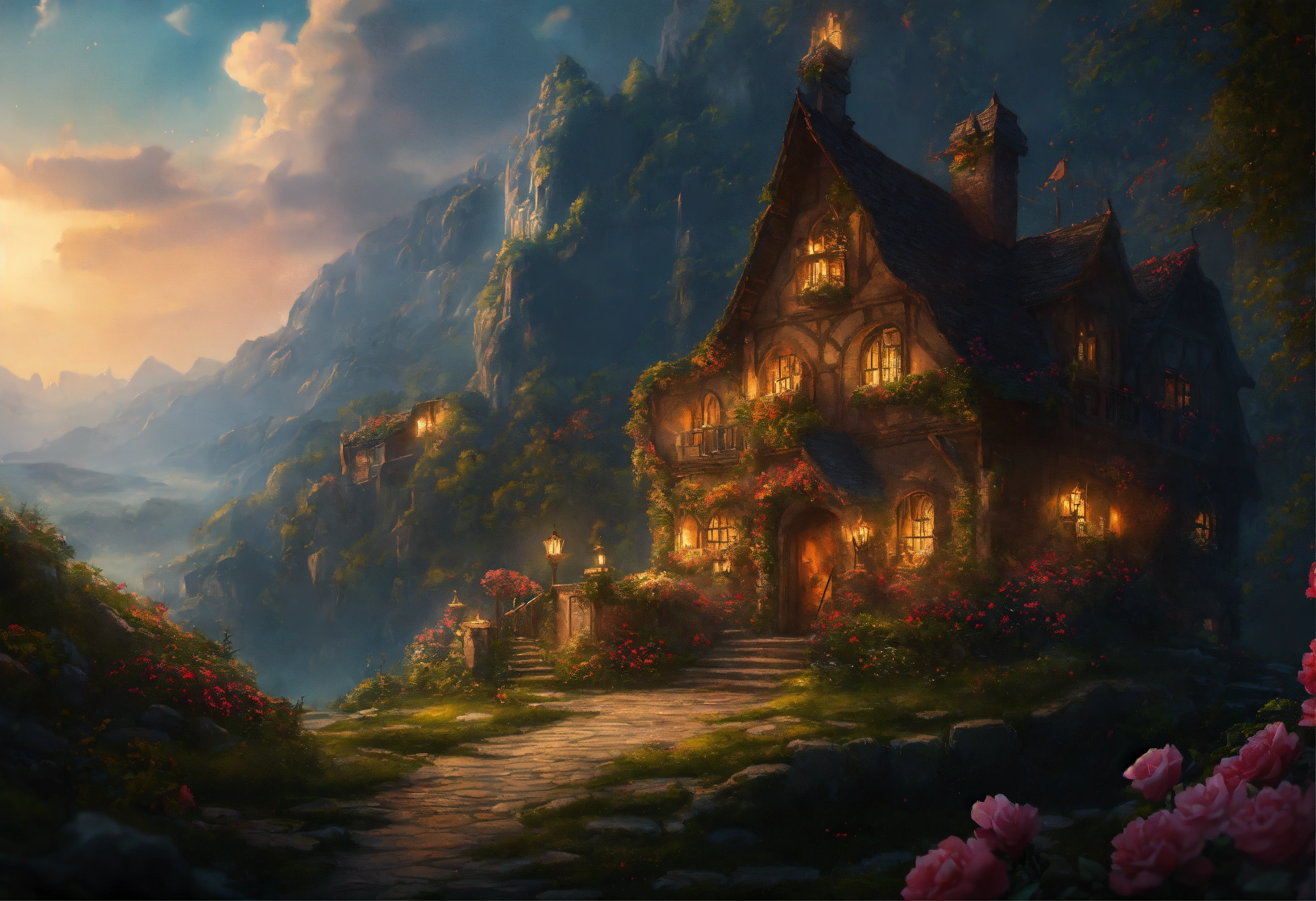 Lexica - Epic beautiful shot of a ultra detailed little scenery from ...