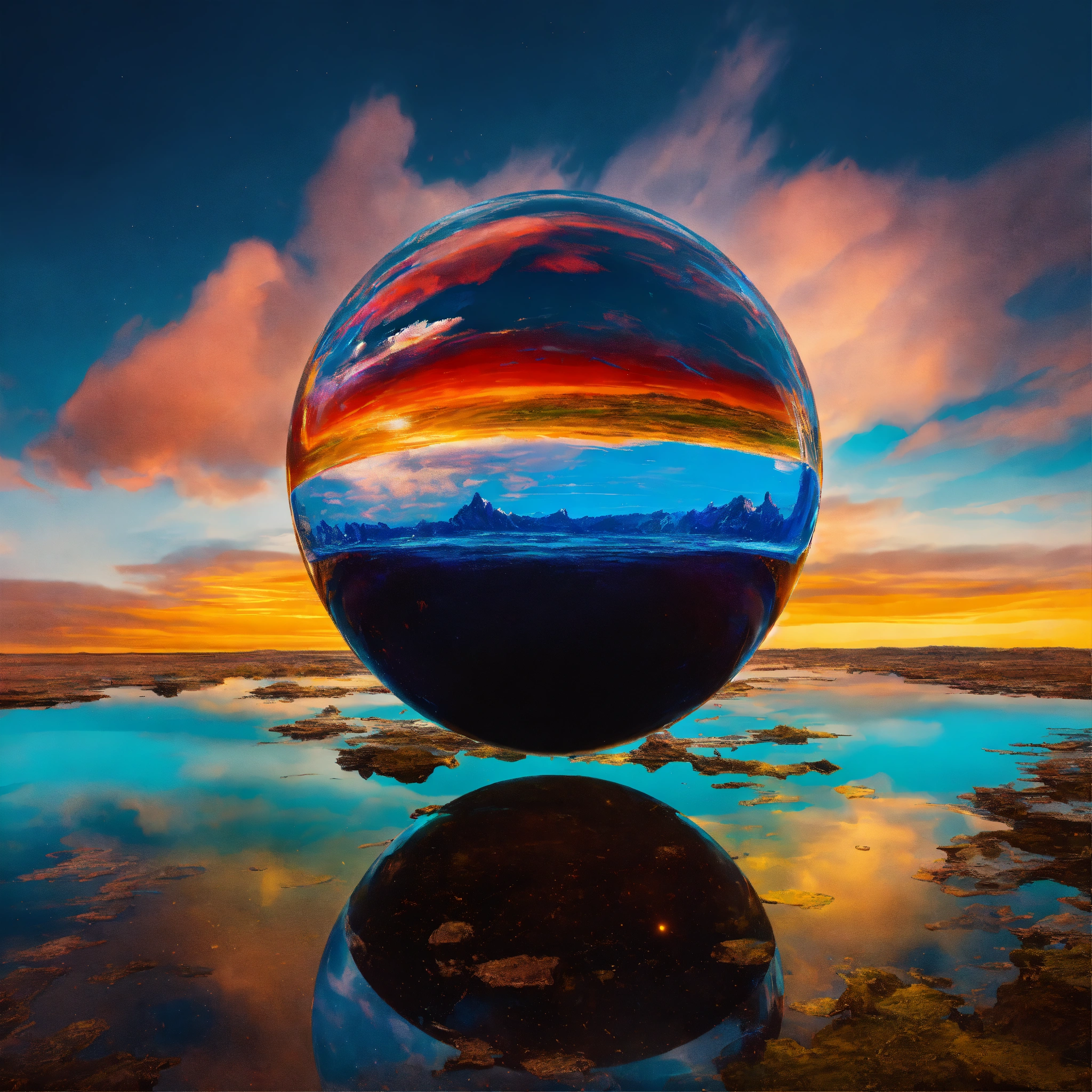 Lexica - Very complex gigantic reflective glowing glass crystal ...