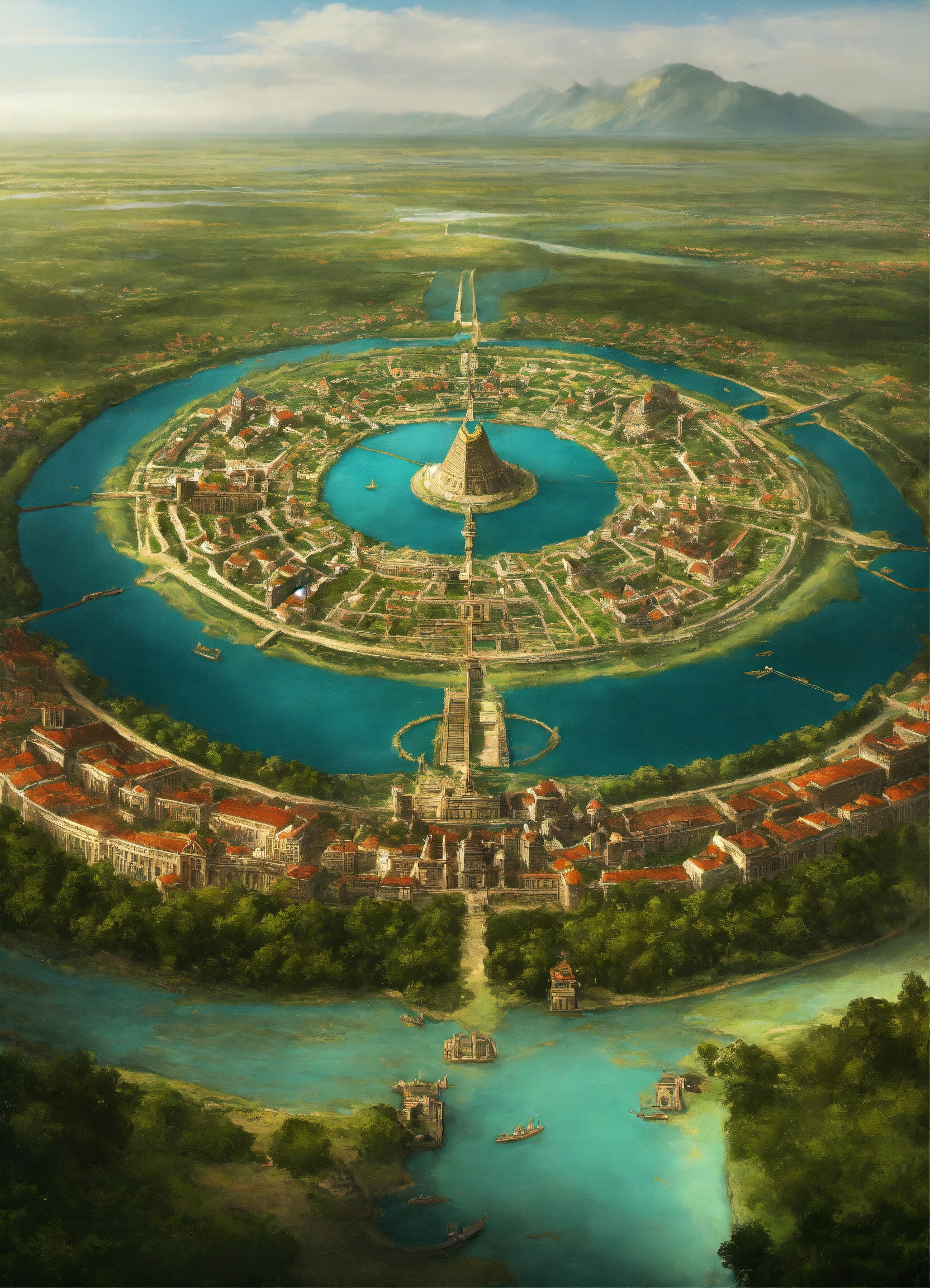 Lexica - Capital city surrounded by a large ring of water. . the ring ...