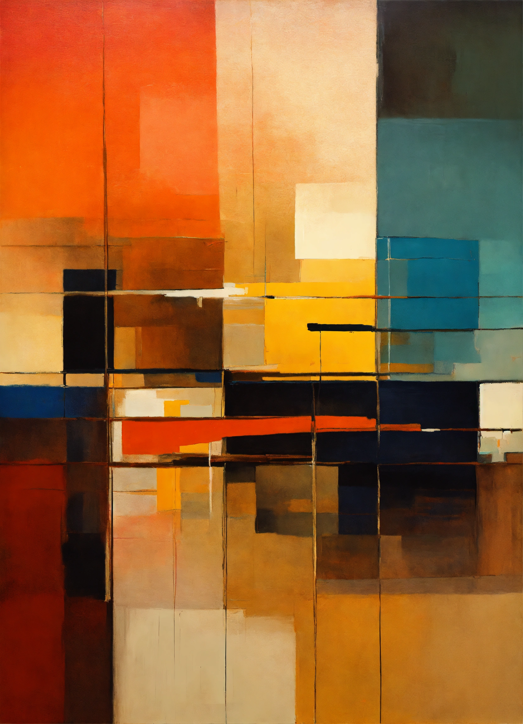 Lexica - Abstract without being abstract, oil painting, transparent, in ...