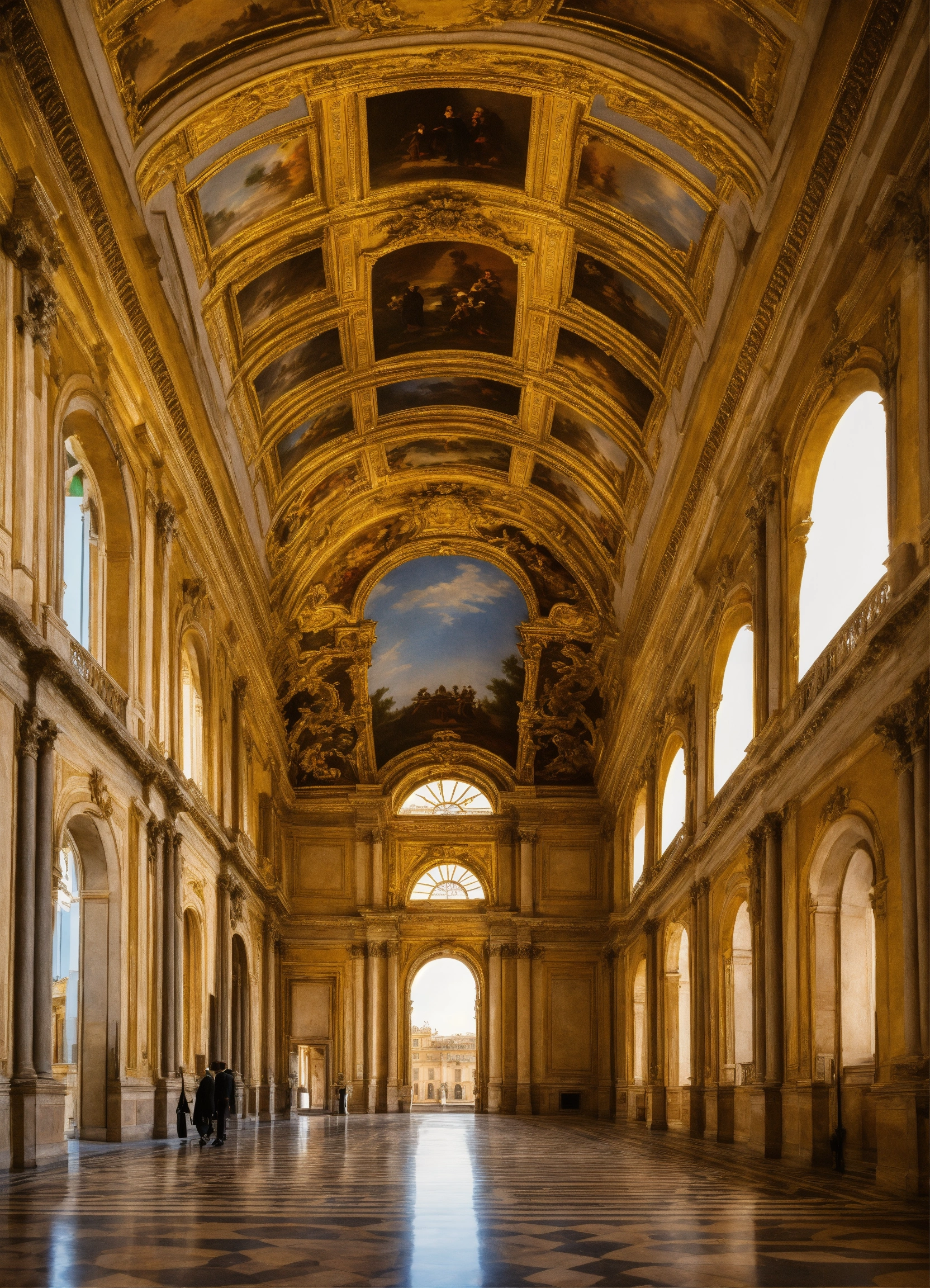 Lexica - A large italian beautiful royal palace with a dome
