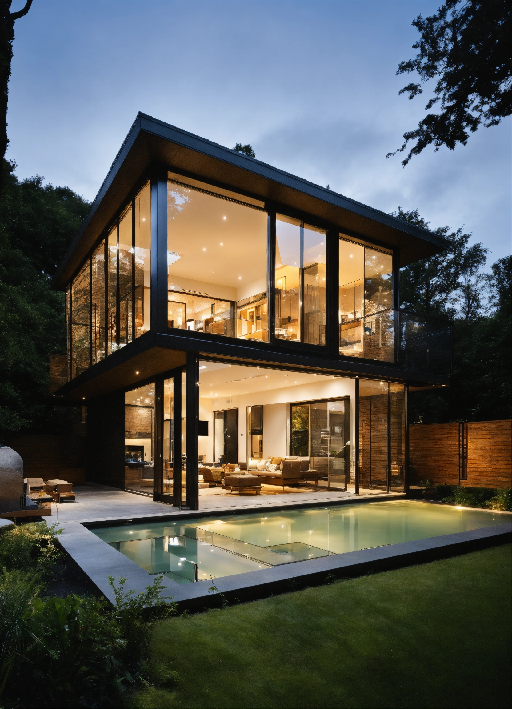 Lexica - Middle class glass contemporary clean home