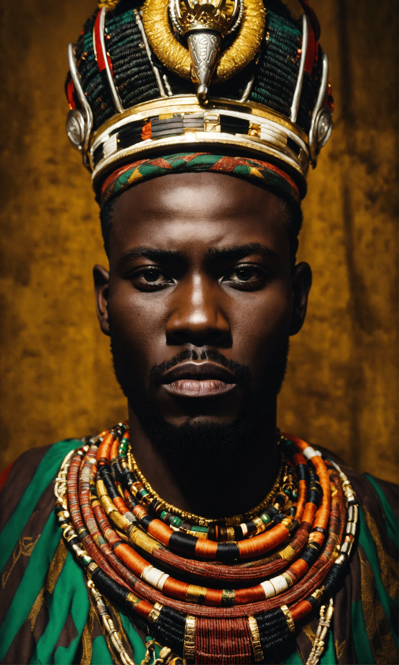 Lexica - Portrait of an african king