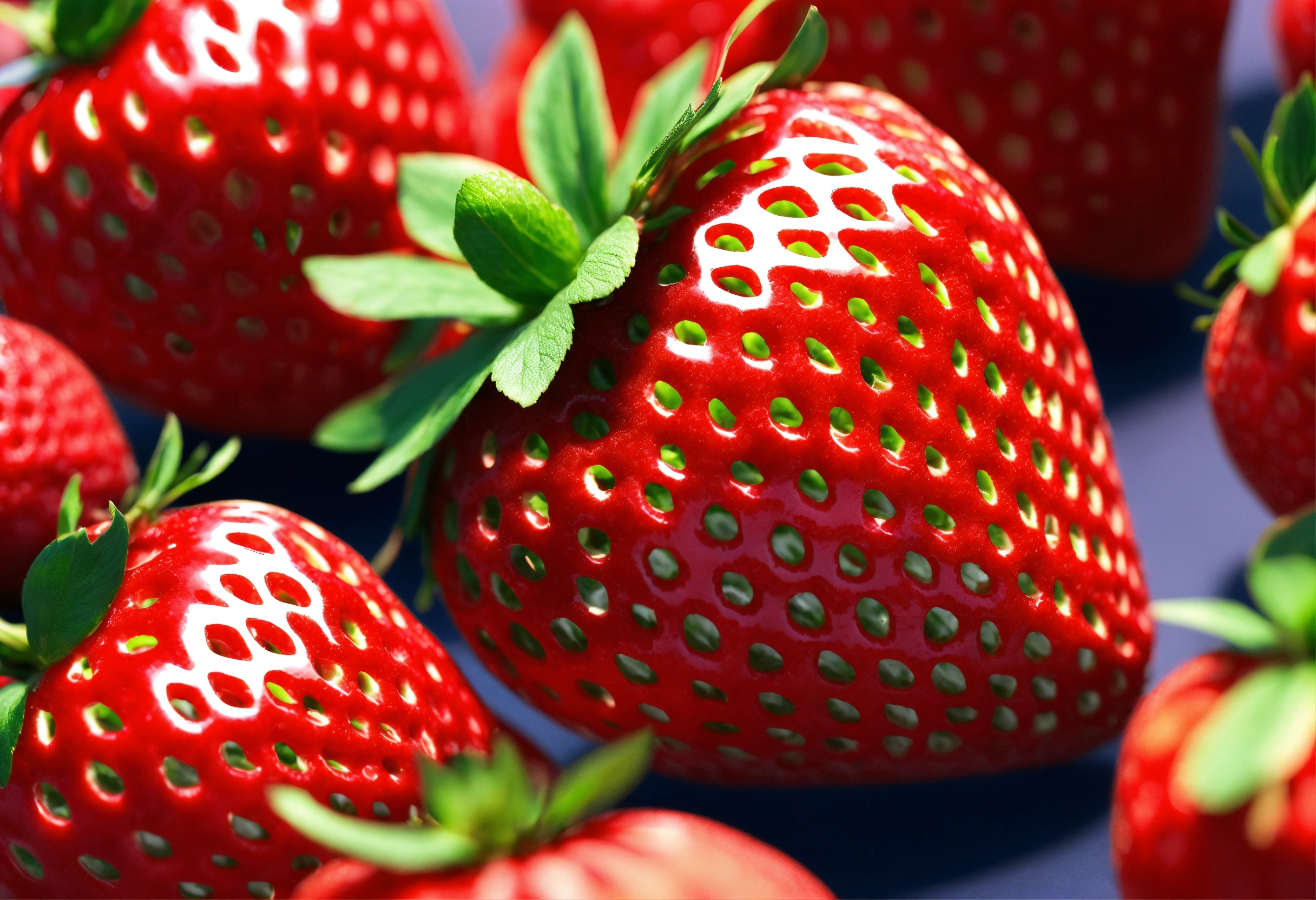 Lexica - Generate a 3D image of one part strawberry