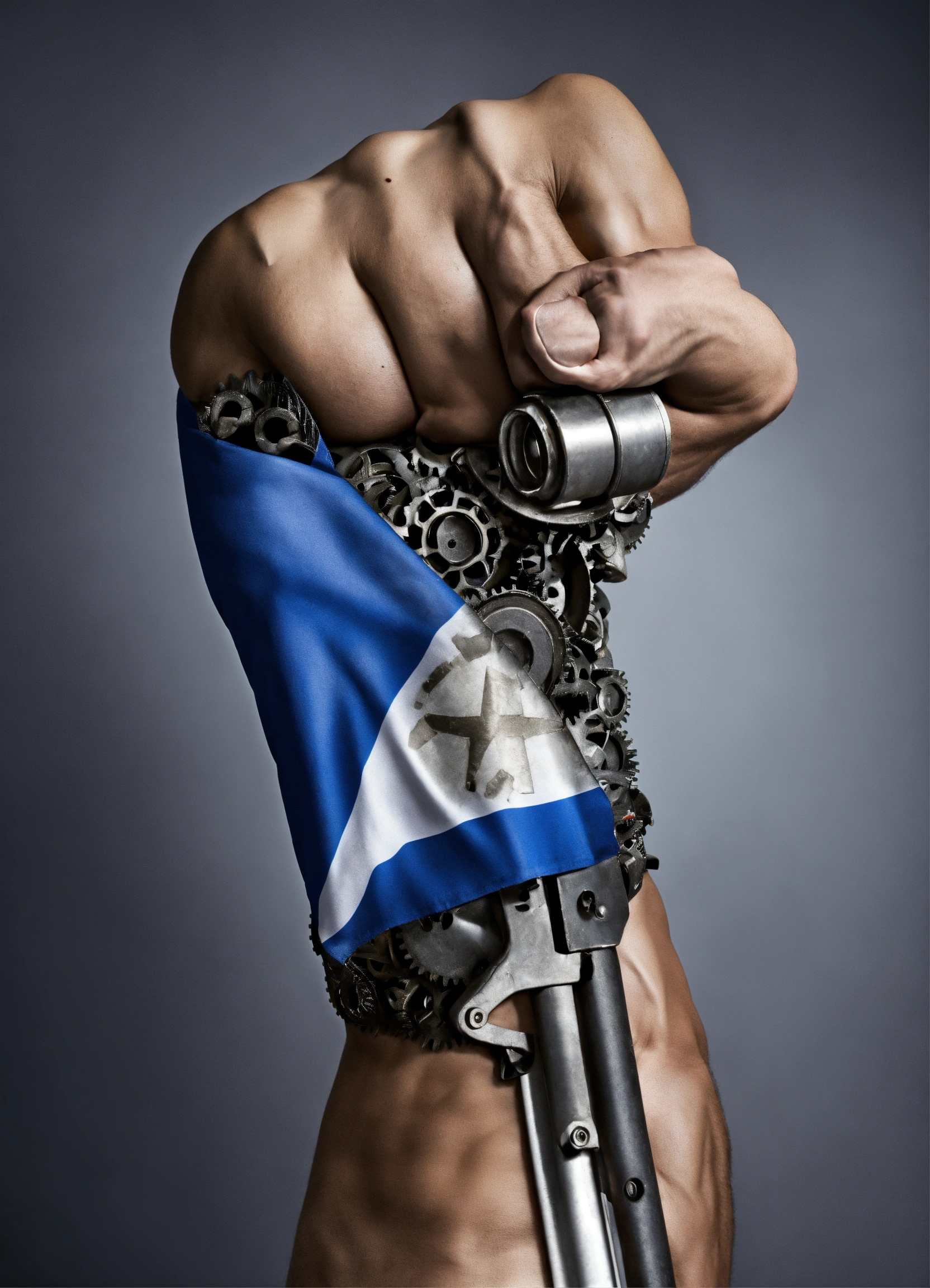 Lexica - Astrong arm made of gears, without seeing any skin with Israel ...