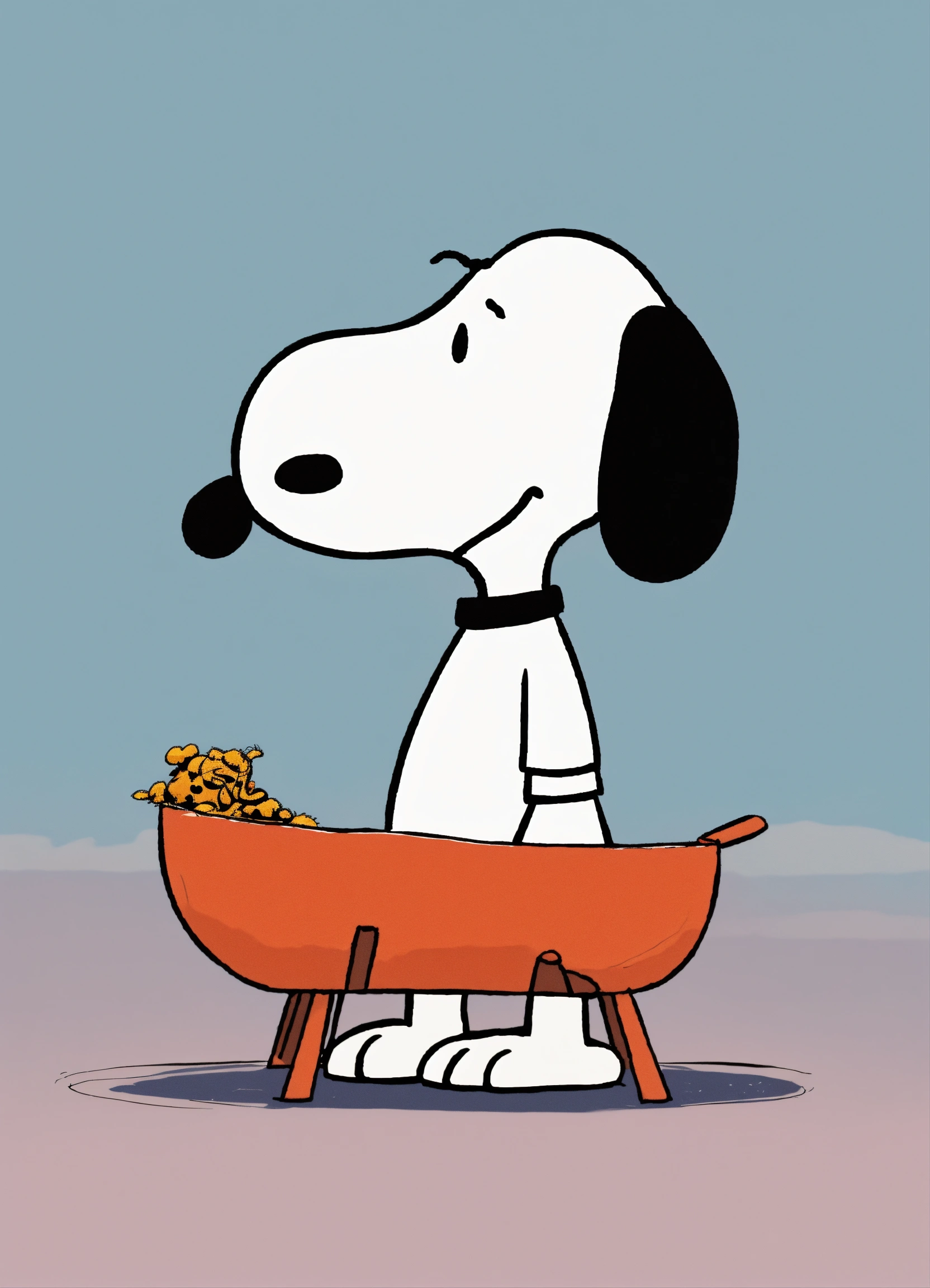 Lexica - Create a simple minimal character. Example Snoopy but more ...