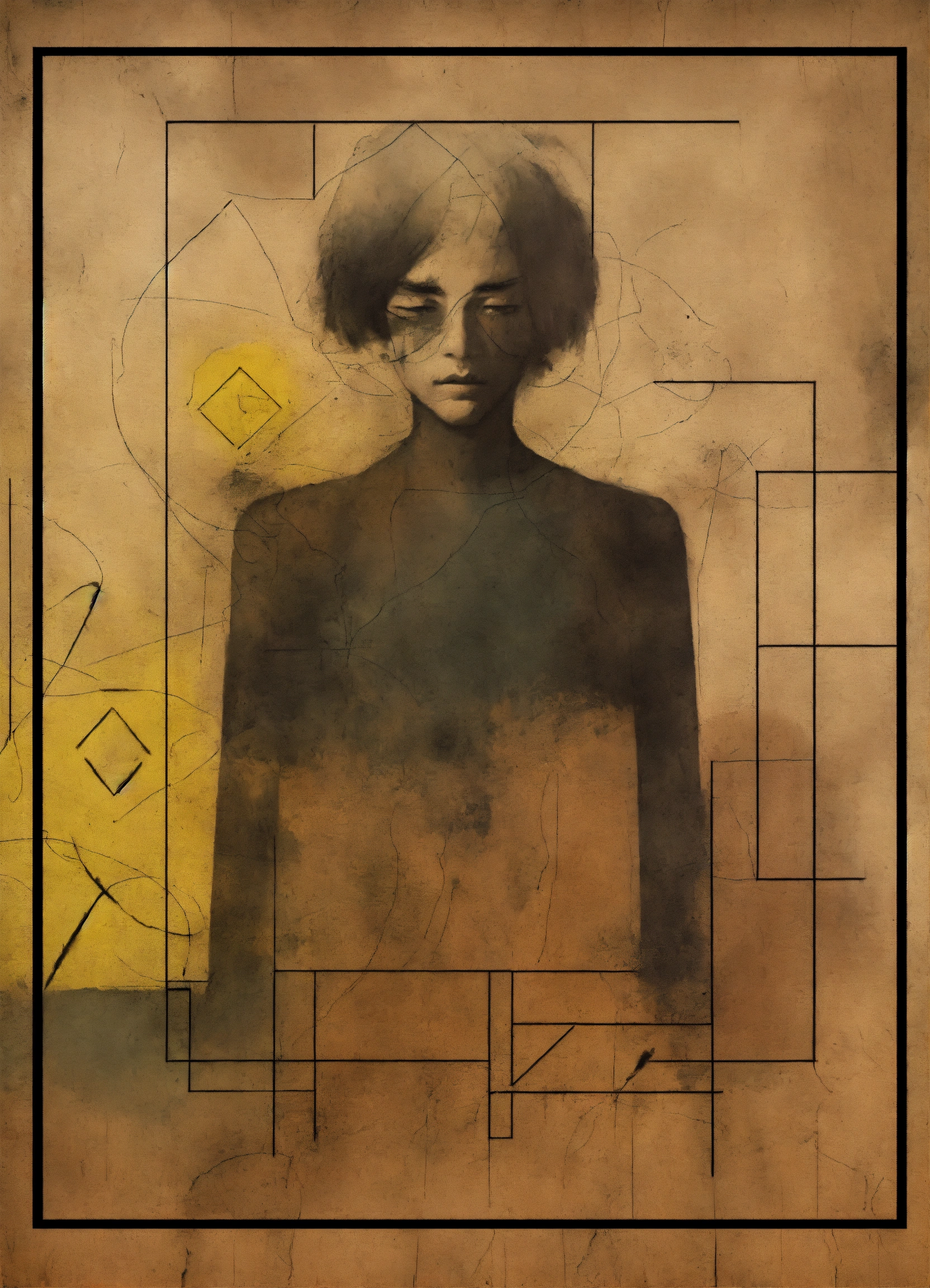 Lexica - Create a poster with the outline of a representation of ...