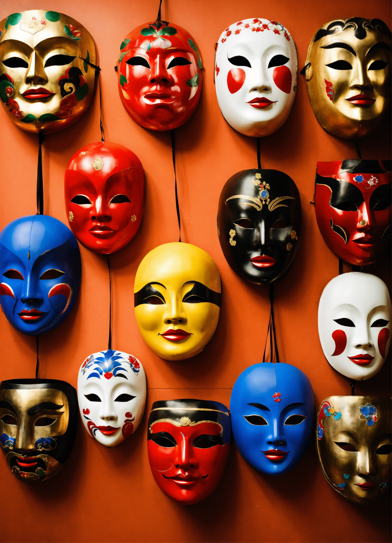 Lexica - Korean Masks, Insadong Arts and Crafts distirict, Seoul ...