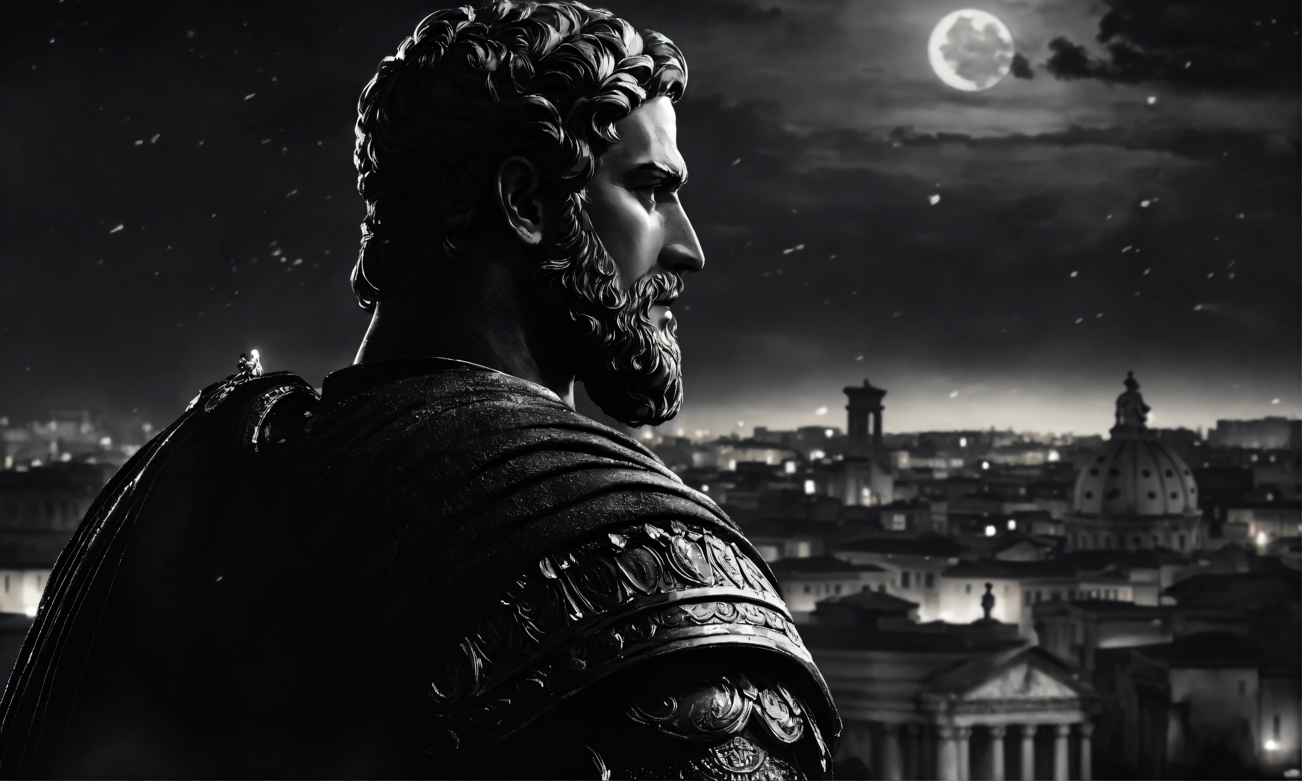 Lexica - Generate an 8K cinematic black and white scene featuring a ...