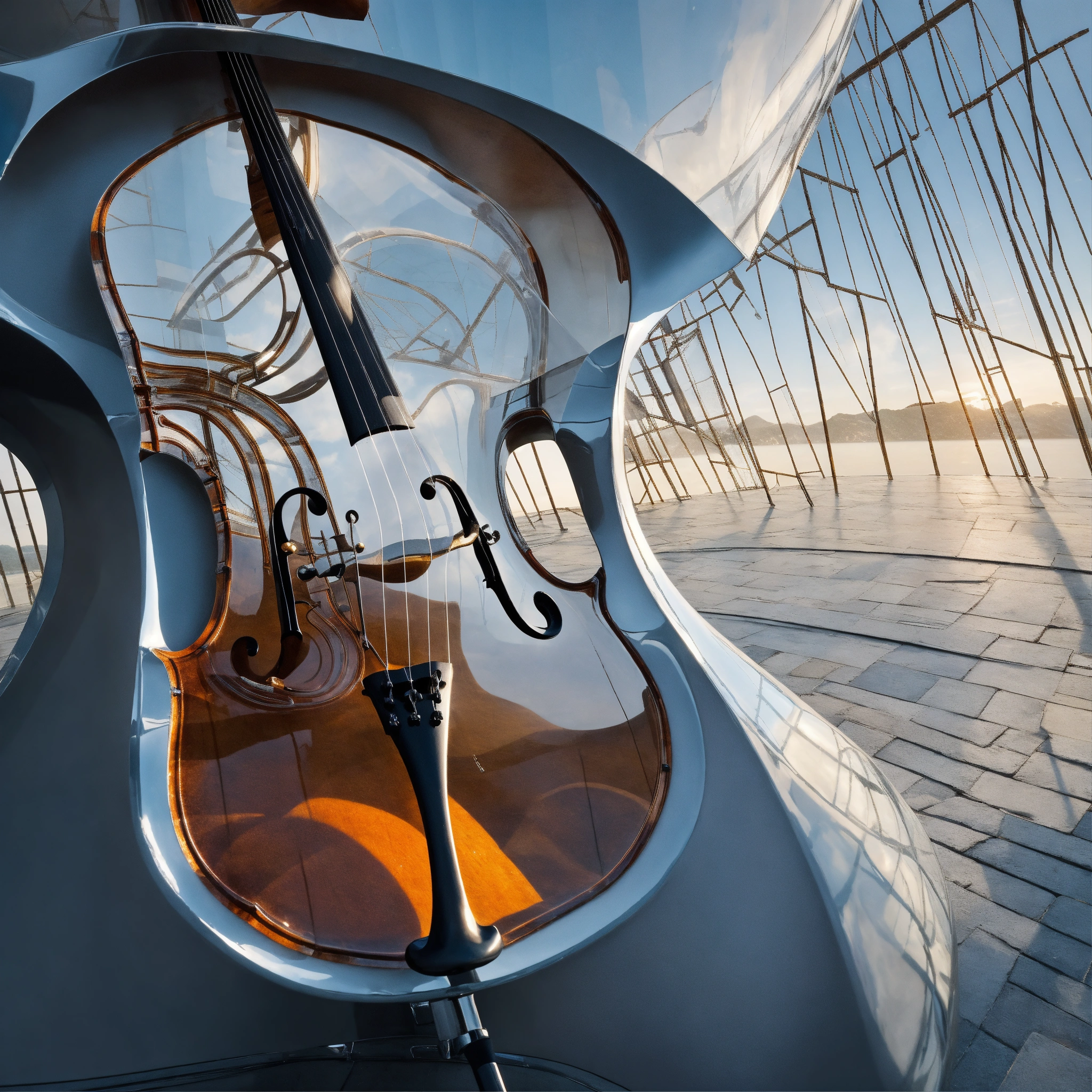 Lexica - Very bizarre angle of a photorealistic closeup view of inside ...