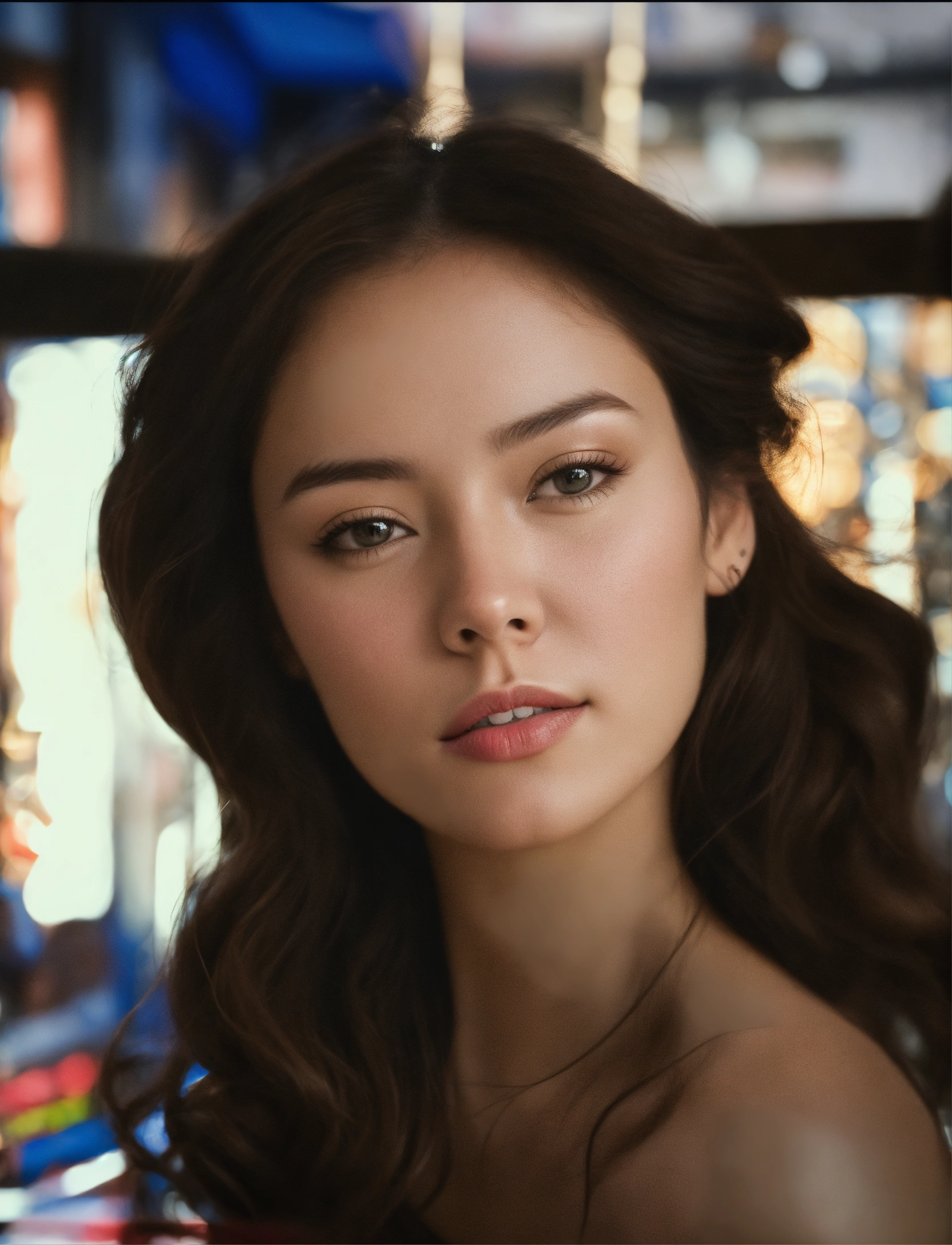 Lexica - Using the Face above. Create an image of a woman.