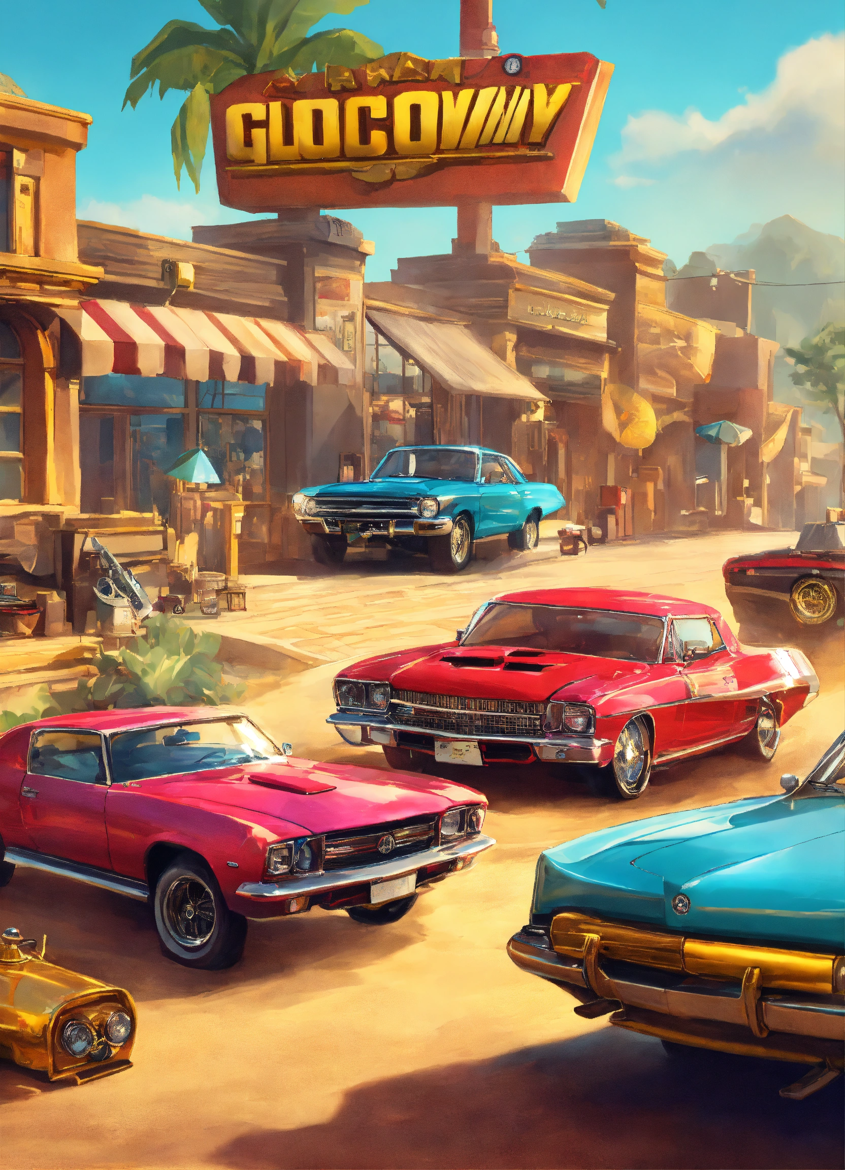 Lexica - Create a captivating design that has collectible cars ...