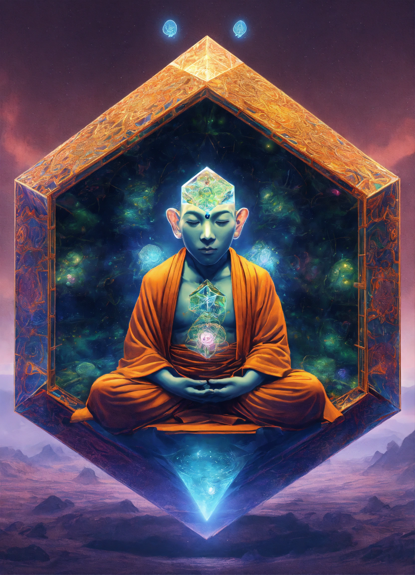 Lexica - Diamond Toad That is Buddhist monk that is meditating in a ...