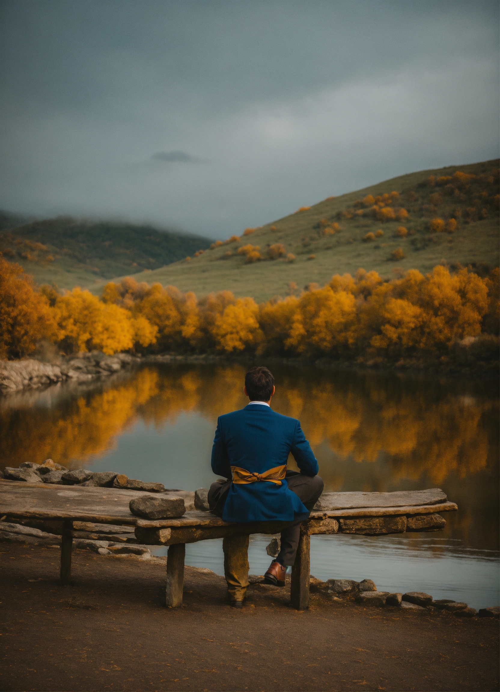 Lexica - Photo of a man deep in thoughts