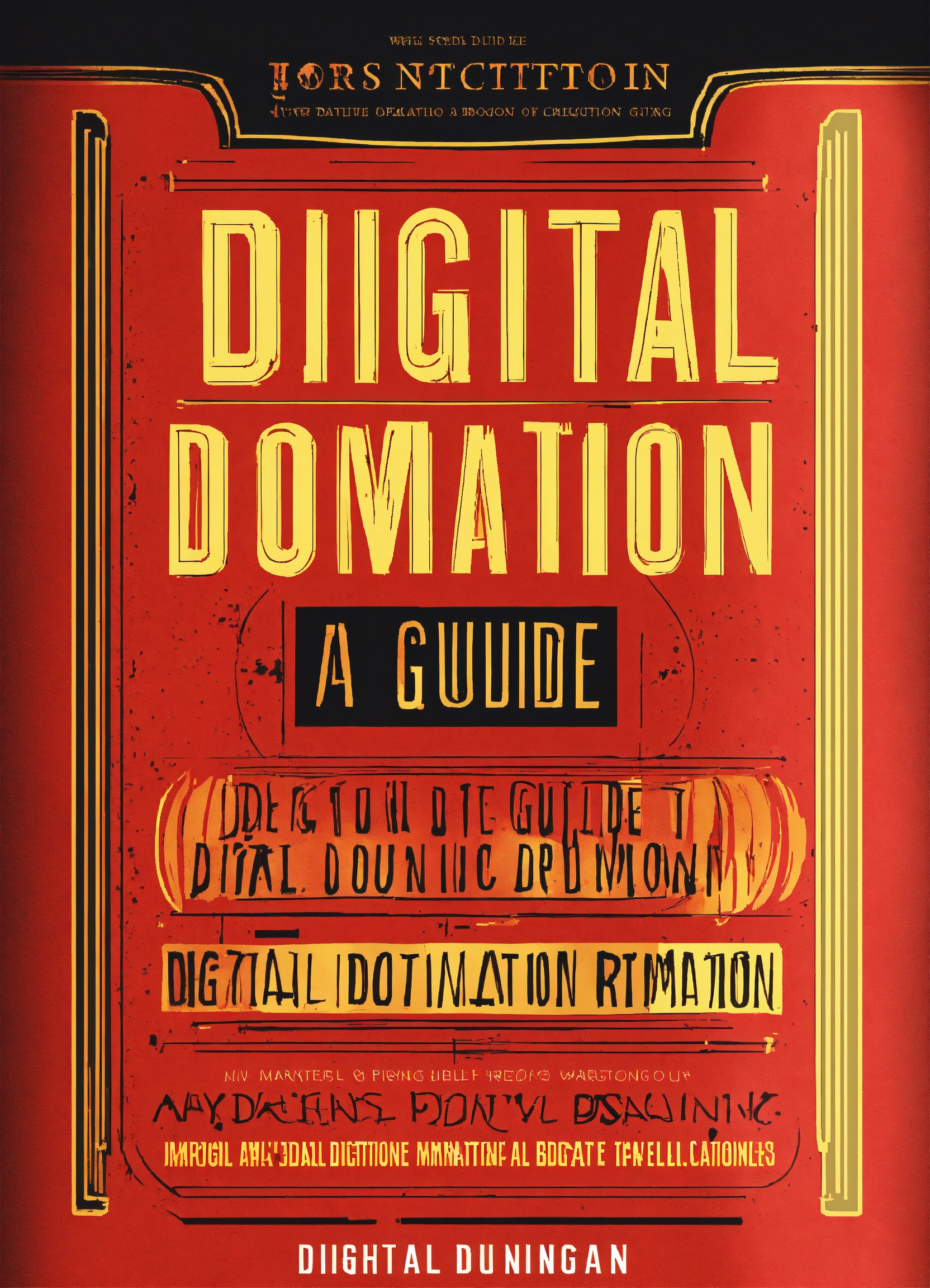 Lexica - Create an ebook cover with the title Digital Domination A ...
