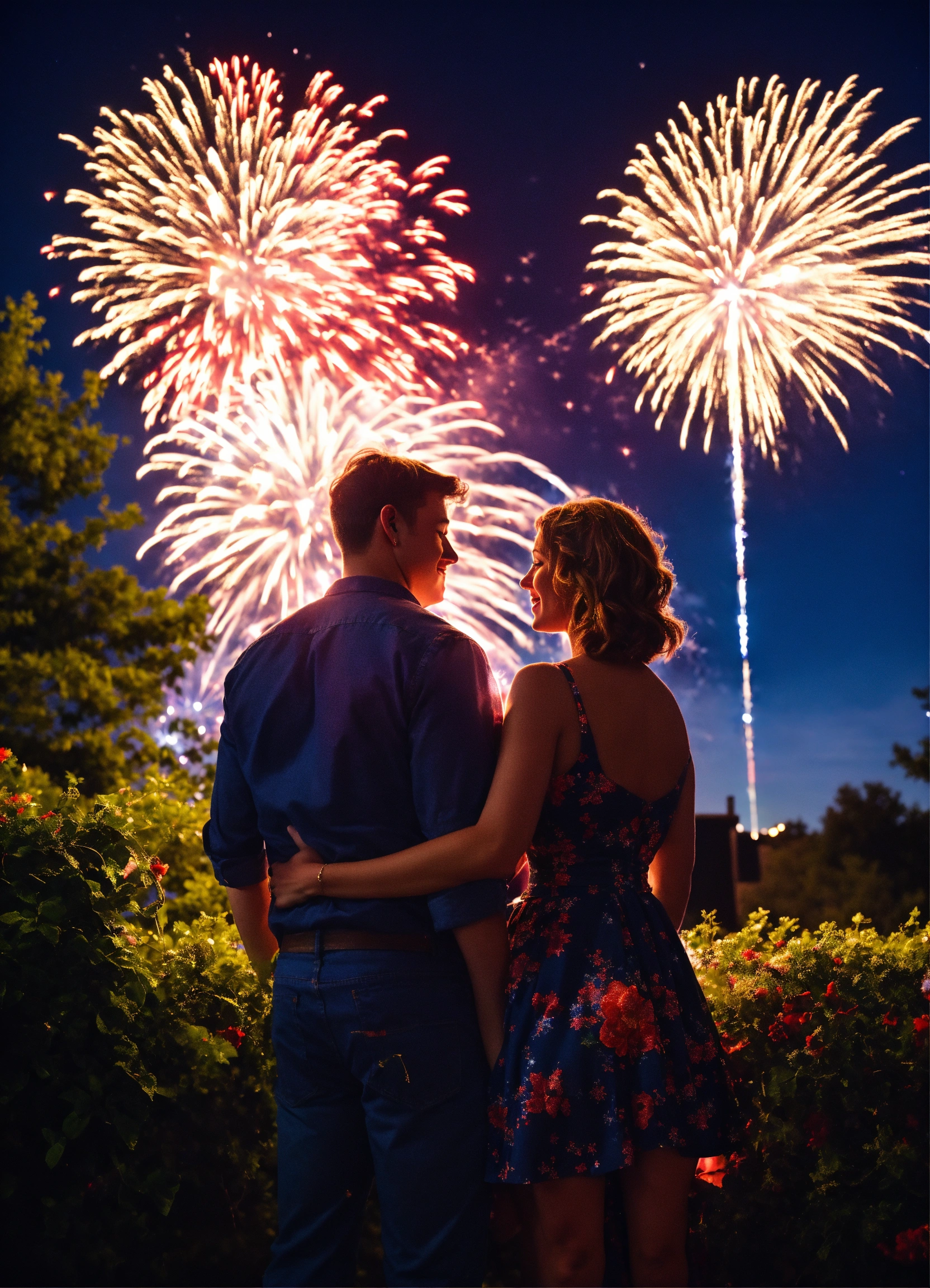 romantic fireworks july 4th