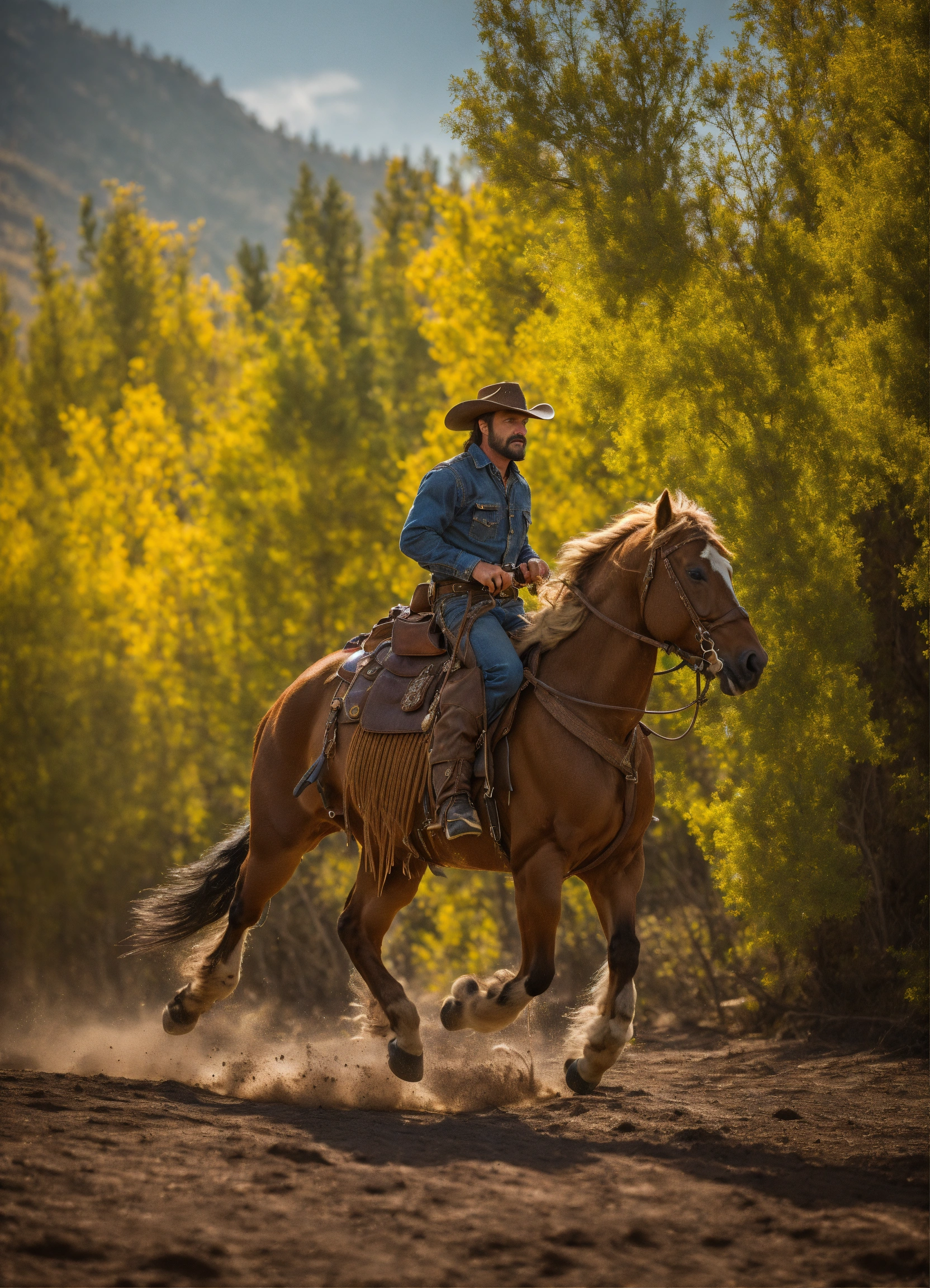 Lexica - Cowboy riding giant wolverine, best quality, real picture ...