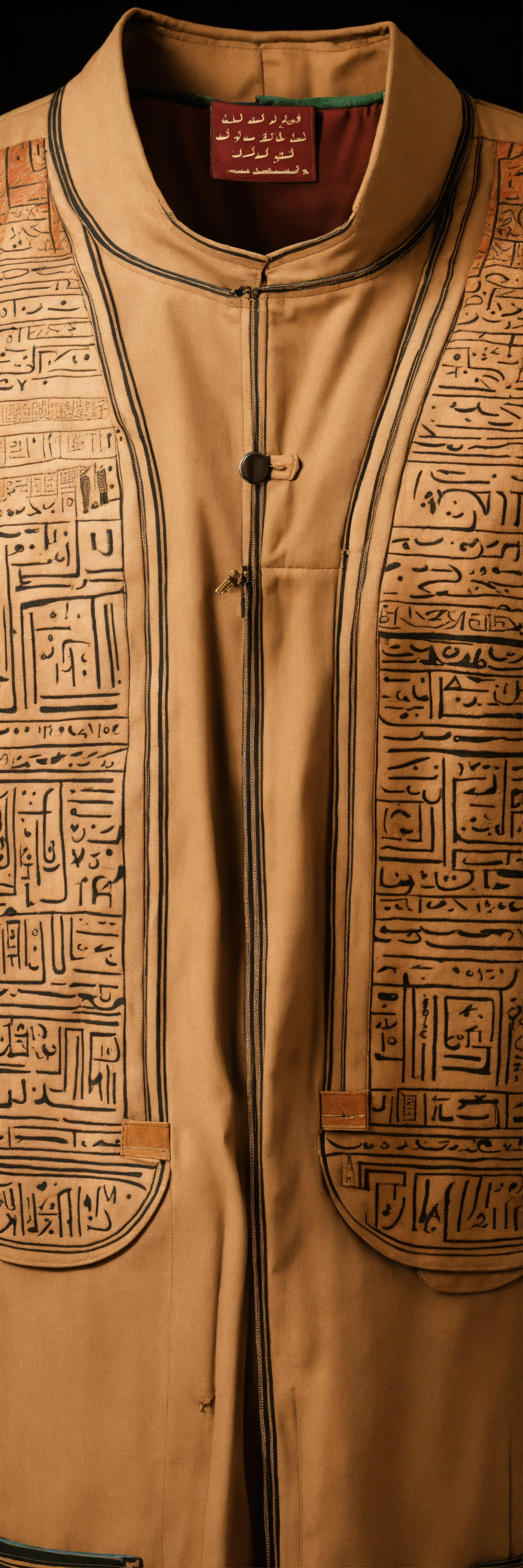Lexica - A special design for the tour guide a 7-inch neck waistcoat ...