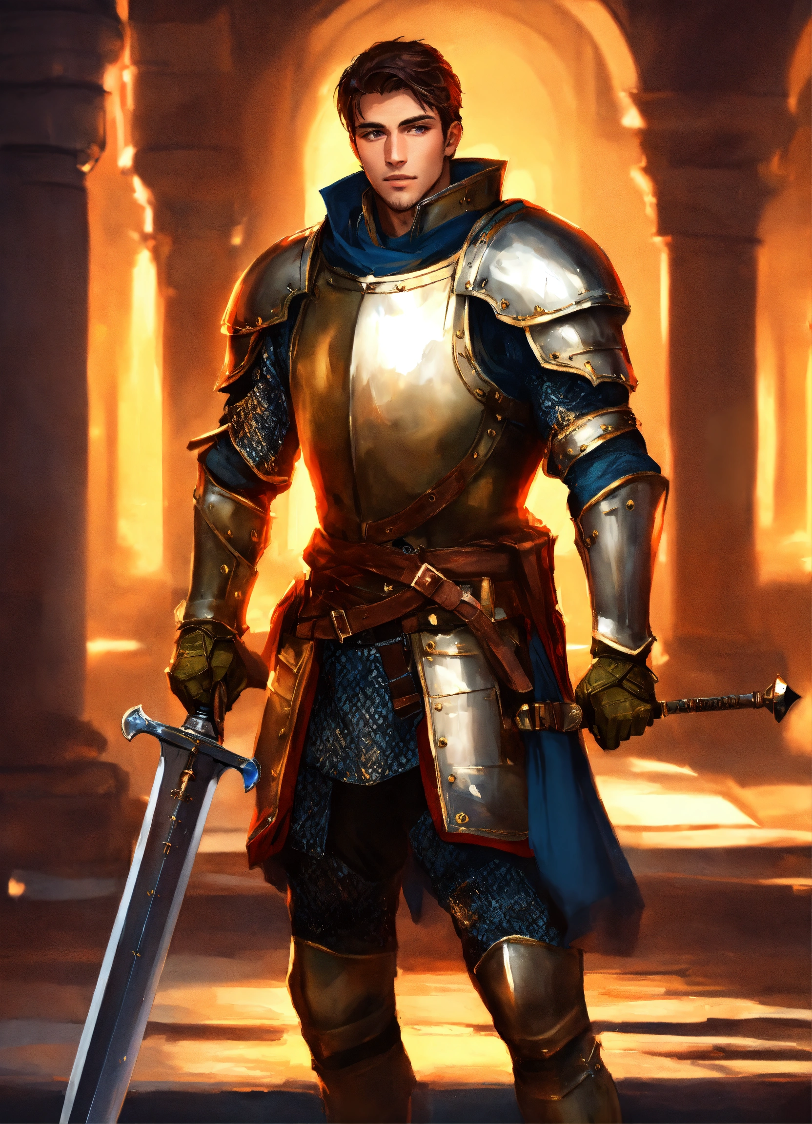 Lexica - A handsome young military knight