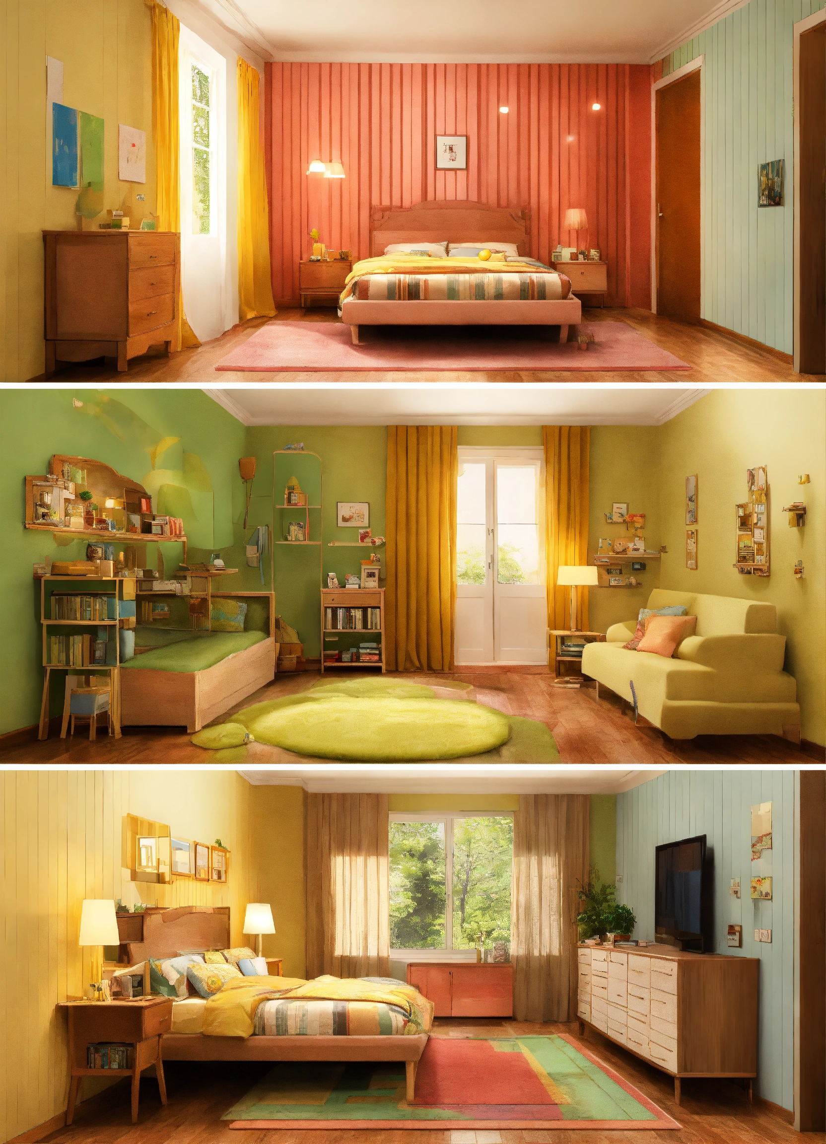 Lexica - Furniture layout, floor, detailed visual, high quality of a ...