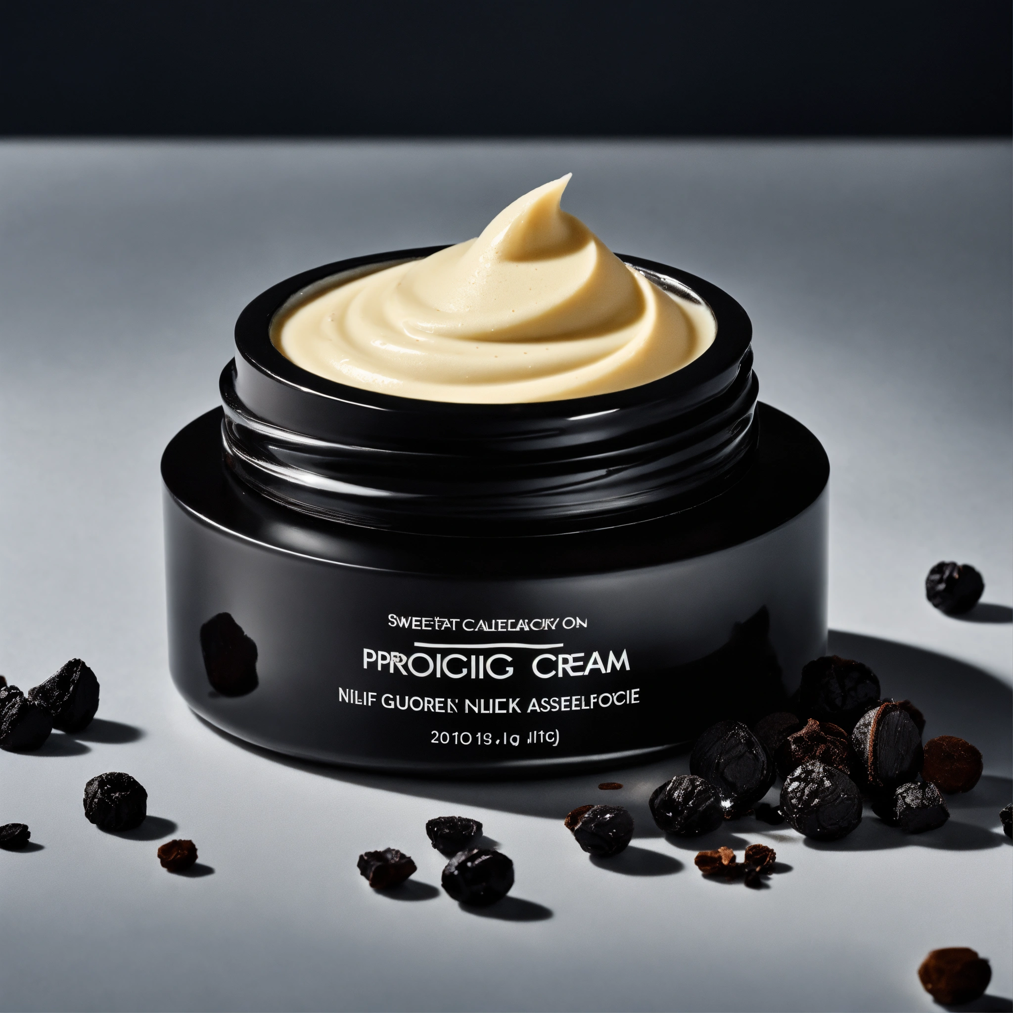 Lexica - Design an image highlighting a face cream, prominently placed ...