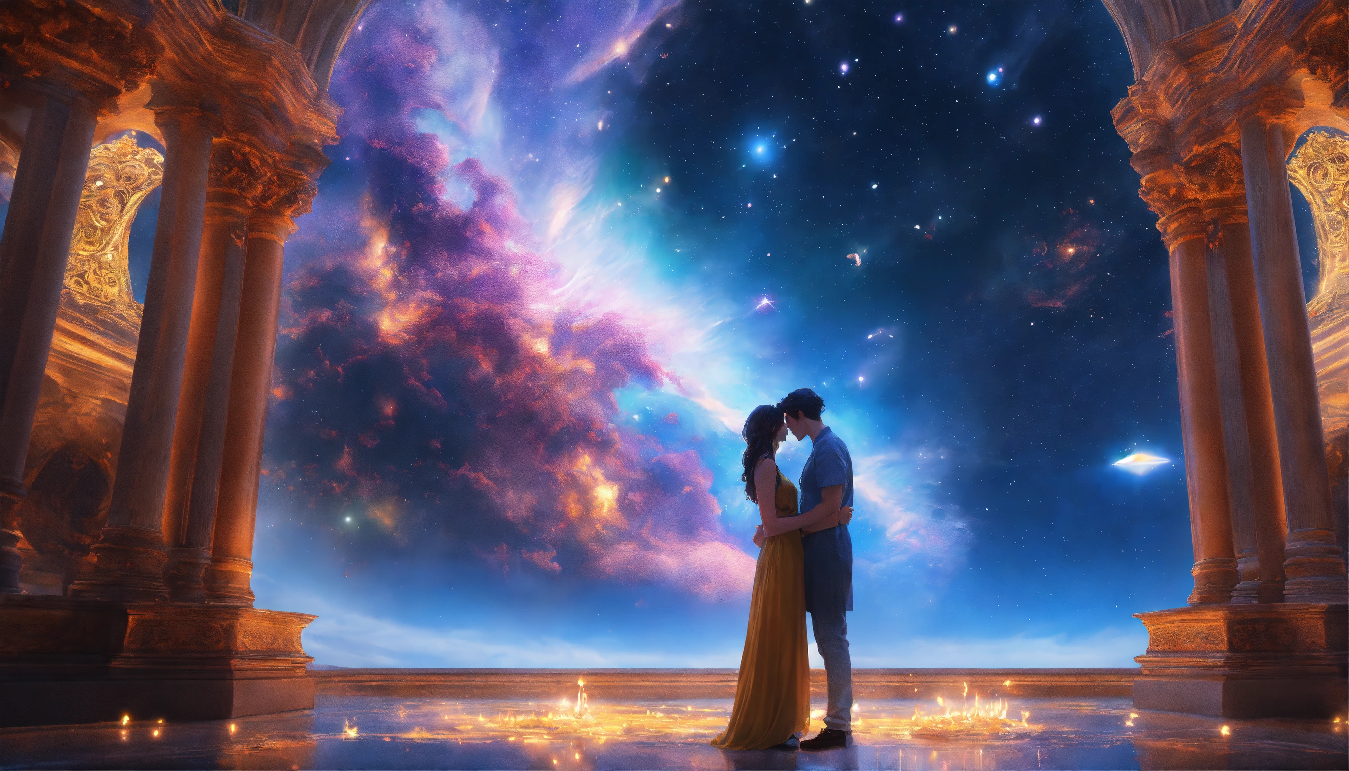 Lexica A cosmic twin flame collision of two divine counterparts