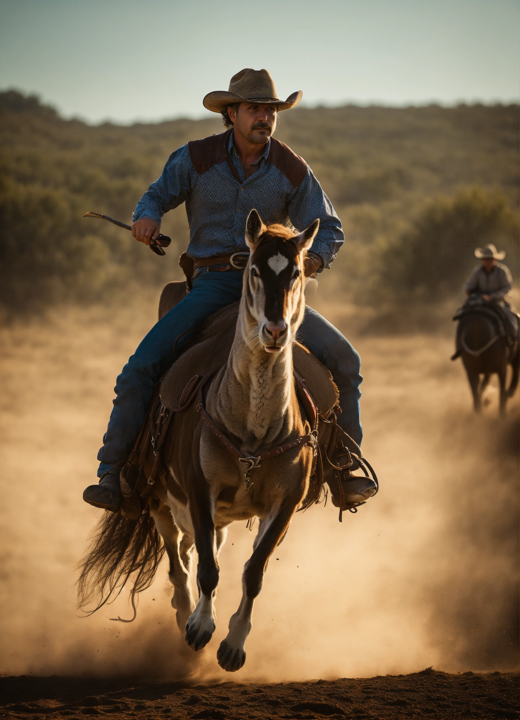 Lexica - Cowboy riding possum, best quality, real picture, intricate ...